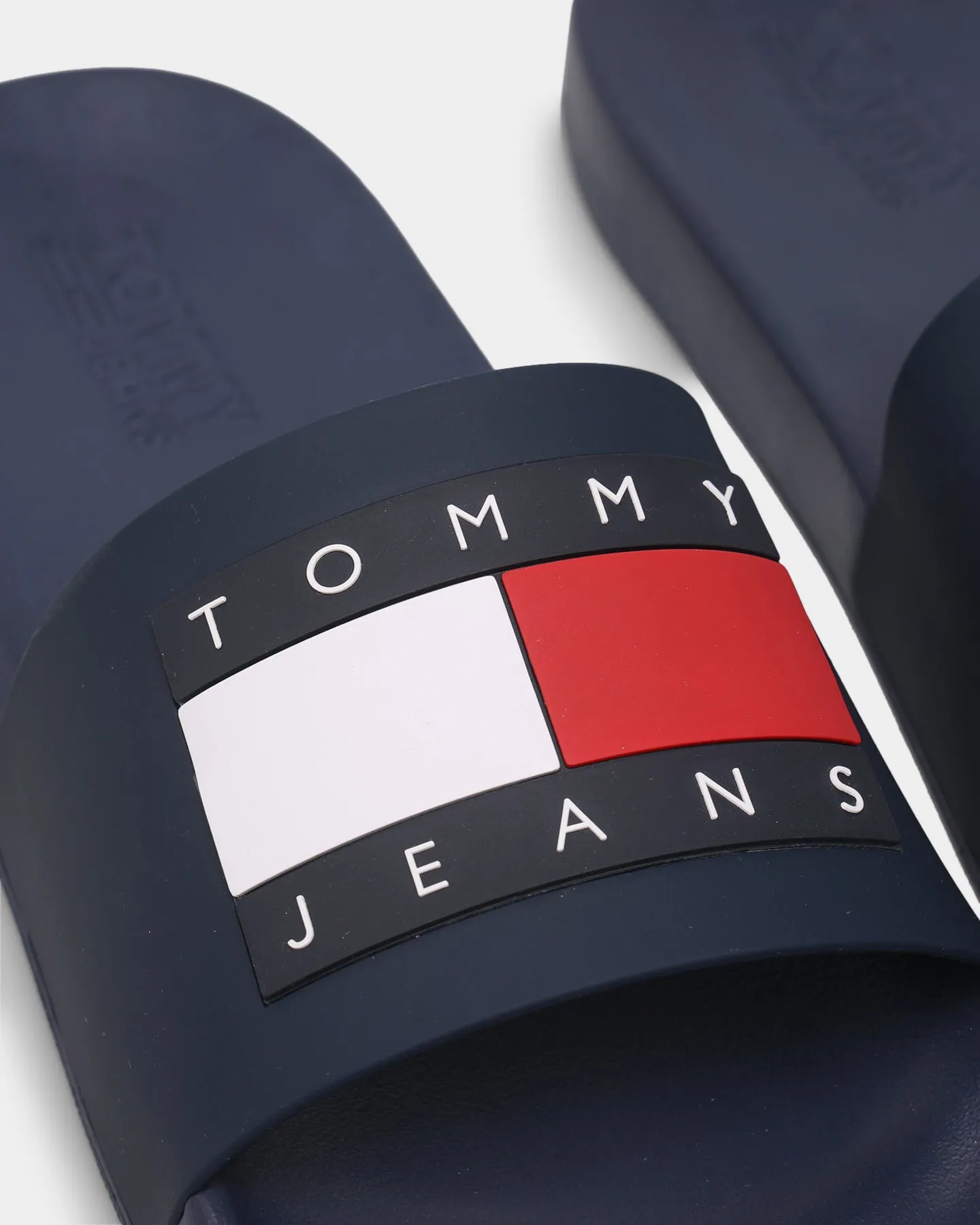 Hero Mode Tommy Jeans Flag Pool Slides Twilight Navy