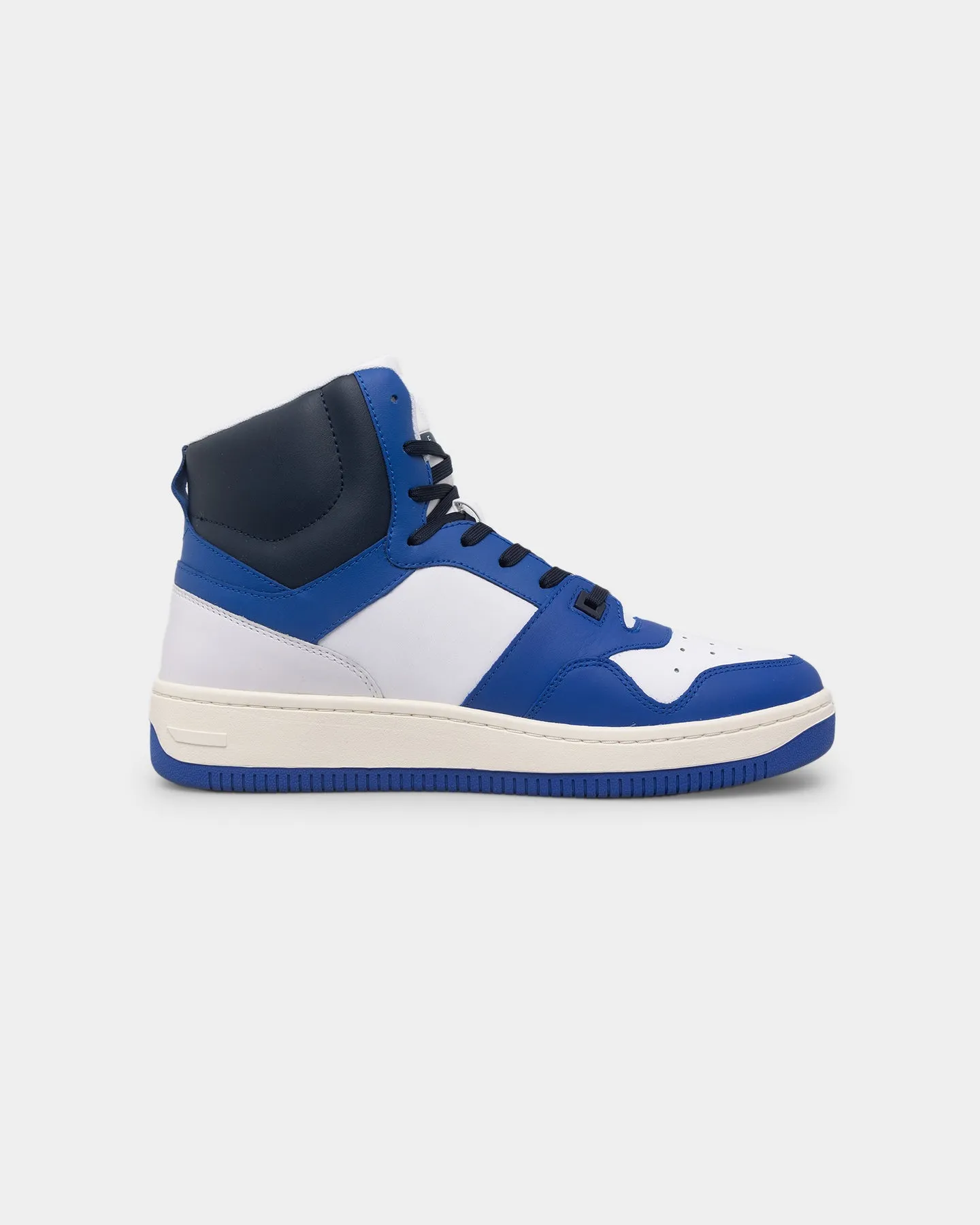 Tommy Jeans Mid Cut Basketball Trainers Ultra Blue Grace Walk Dream Path