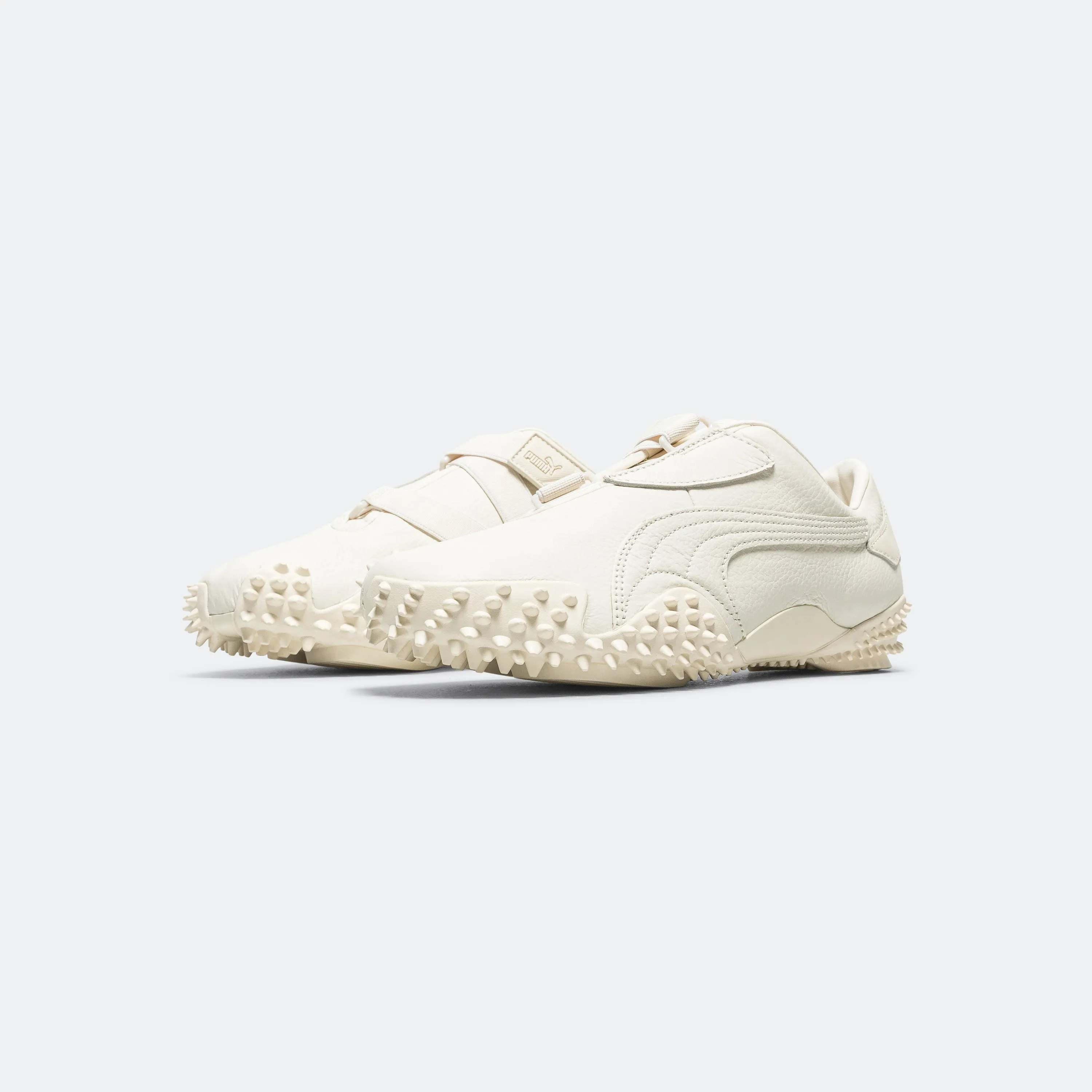 Simple Wear Anti Slip Tread Mostro Leather - Frosted Ivory