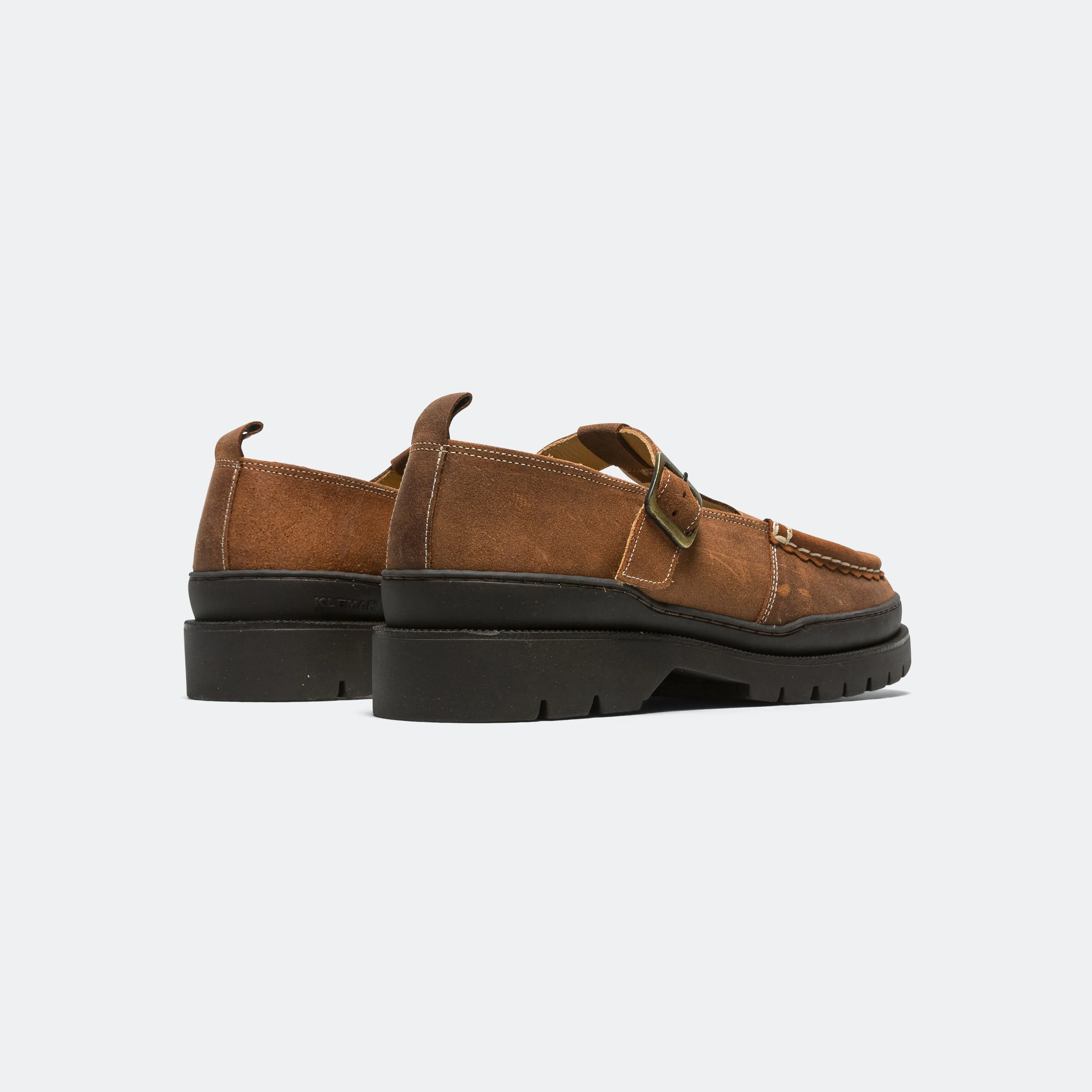 SuedeUpper Zip Closure Rade EC - Cognac