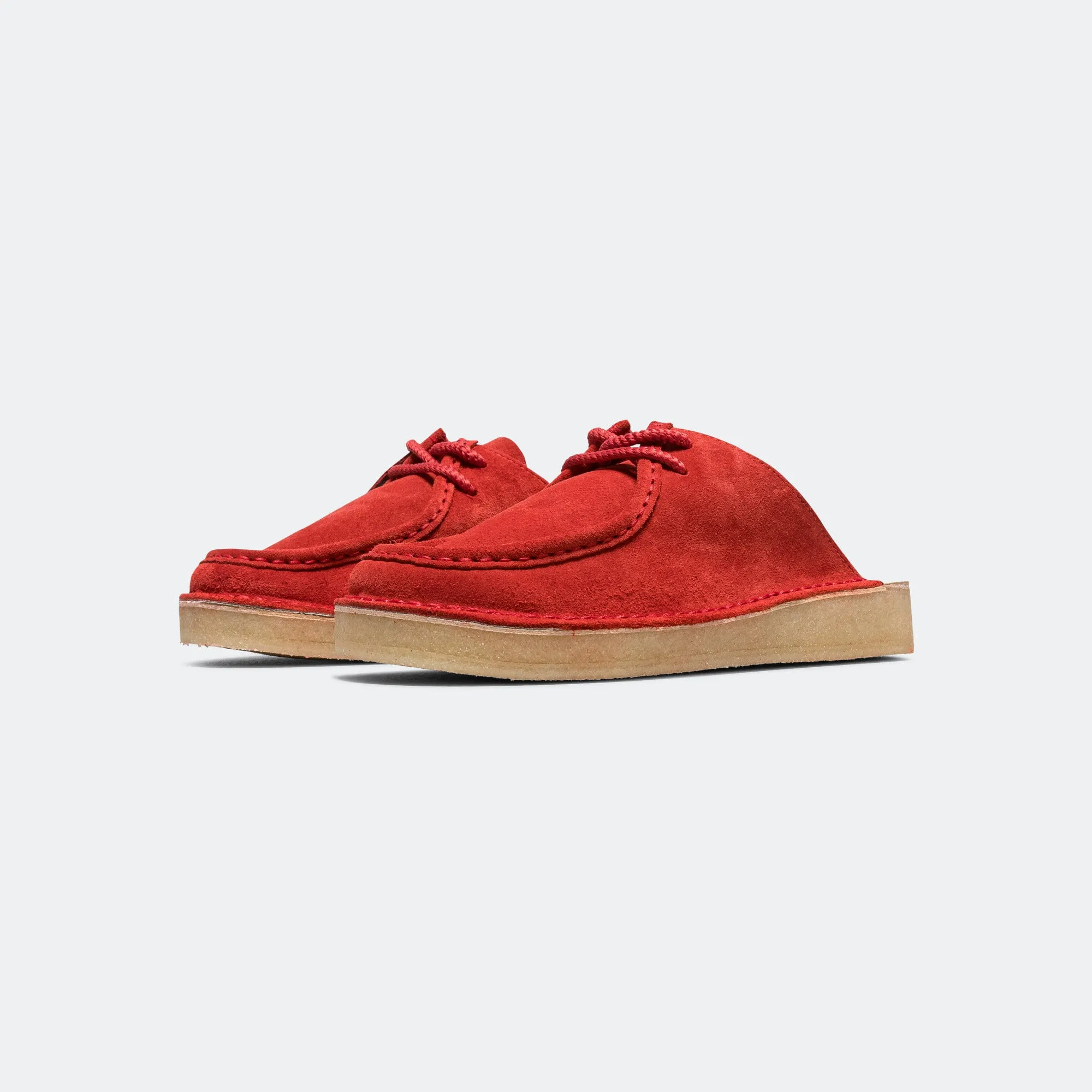 Womens DSRTNomad Mule - Red Suede Durable Style Ultra-soft shock absorption