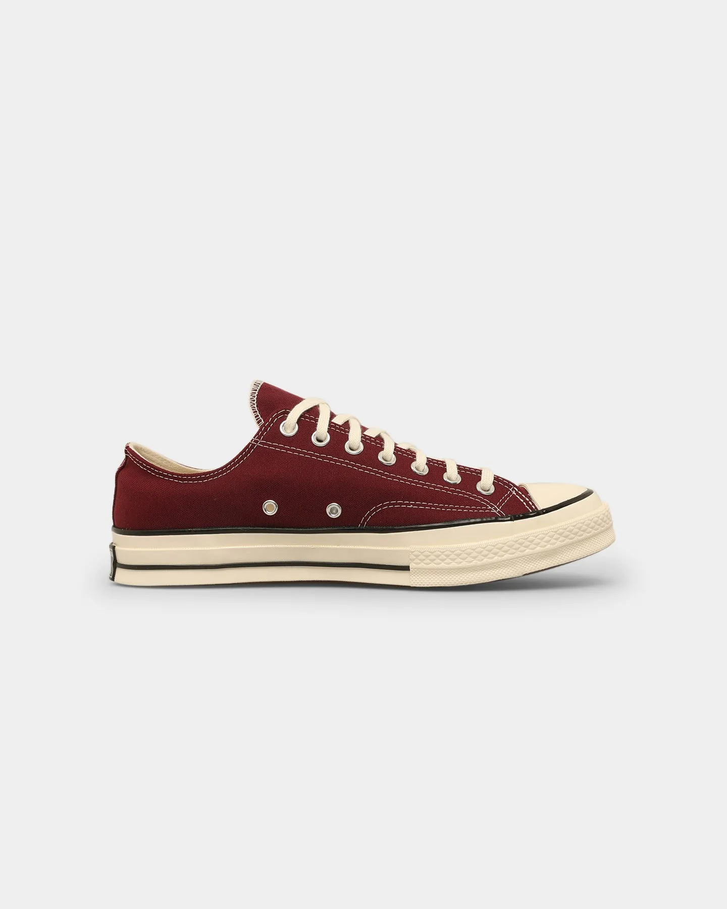 Cold Tone Converse Chuck 70 Low Vintage Canvas Dark Beetroot/Egret/Black