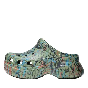All-Weather Outdoor Shoes Style Match Mowalola x Crocs Bae - Forest