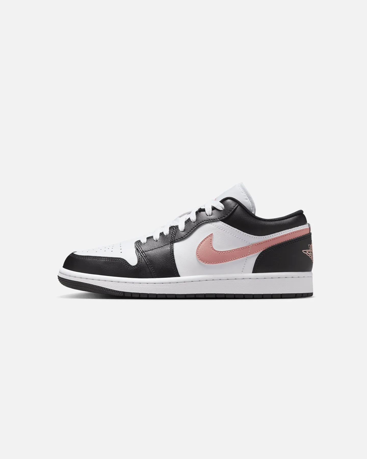 Jordan Air Jordan 1 Low "Black Rust" White/Pink Morning Walk Comfort footbed