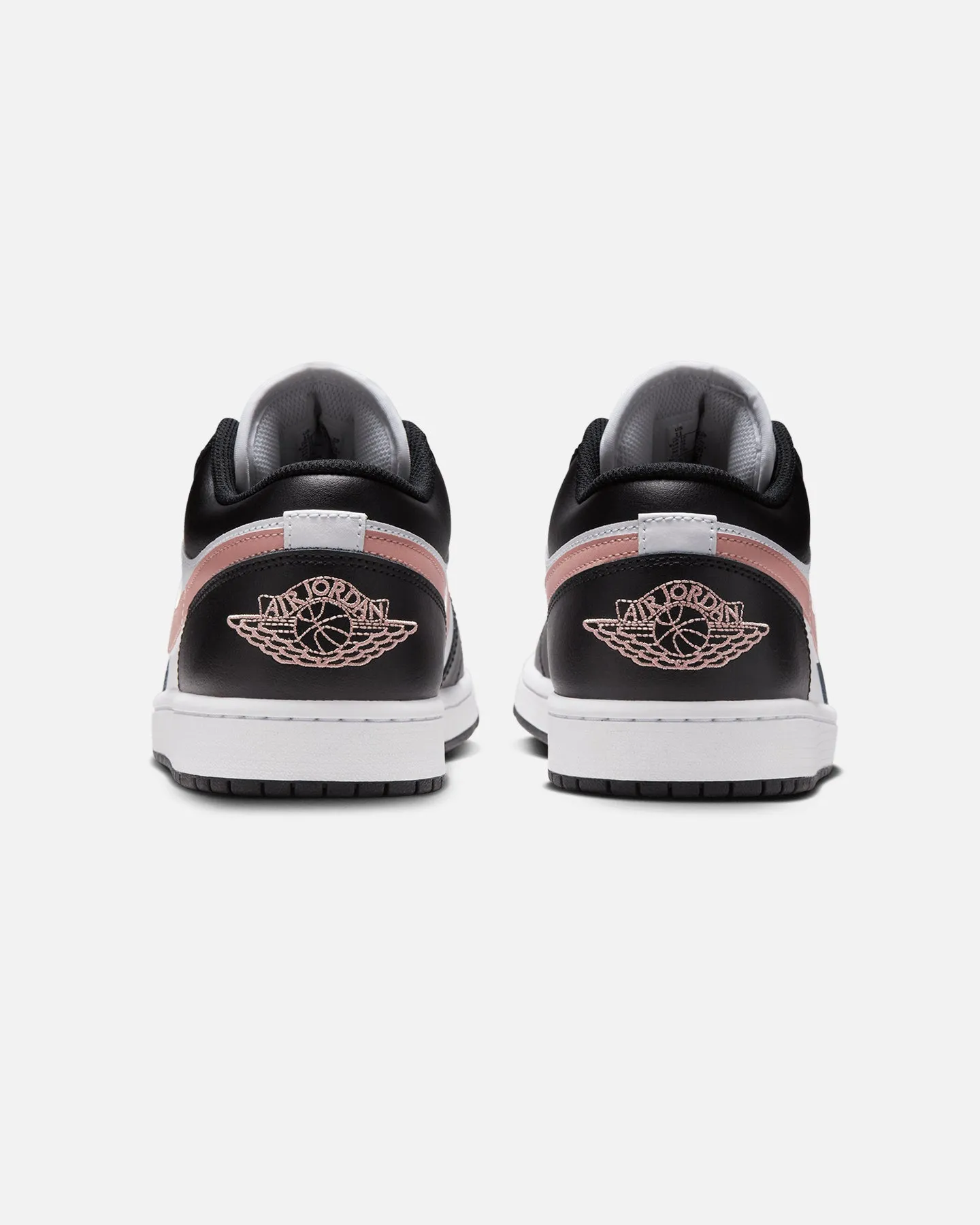 Hill Tough Jordan Air Jordan 1 Low "Black Rust" White/Pink