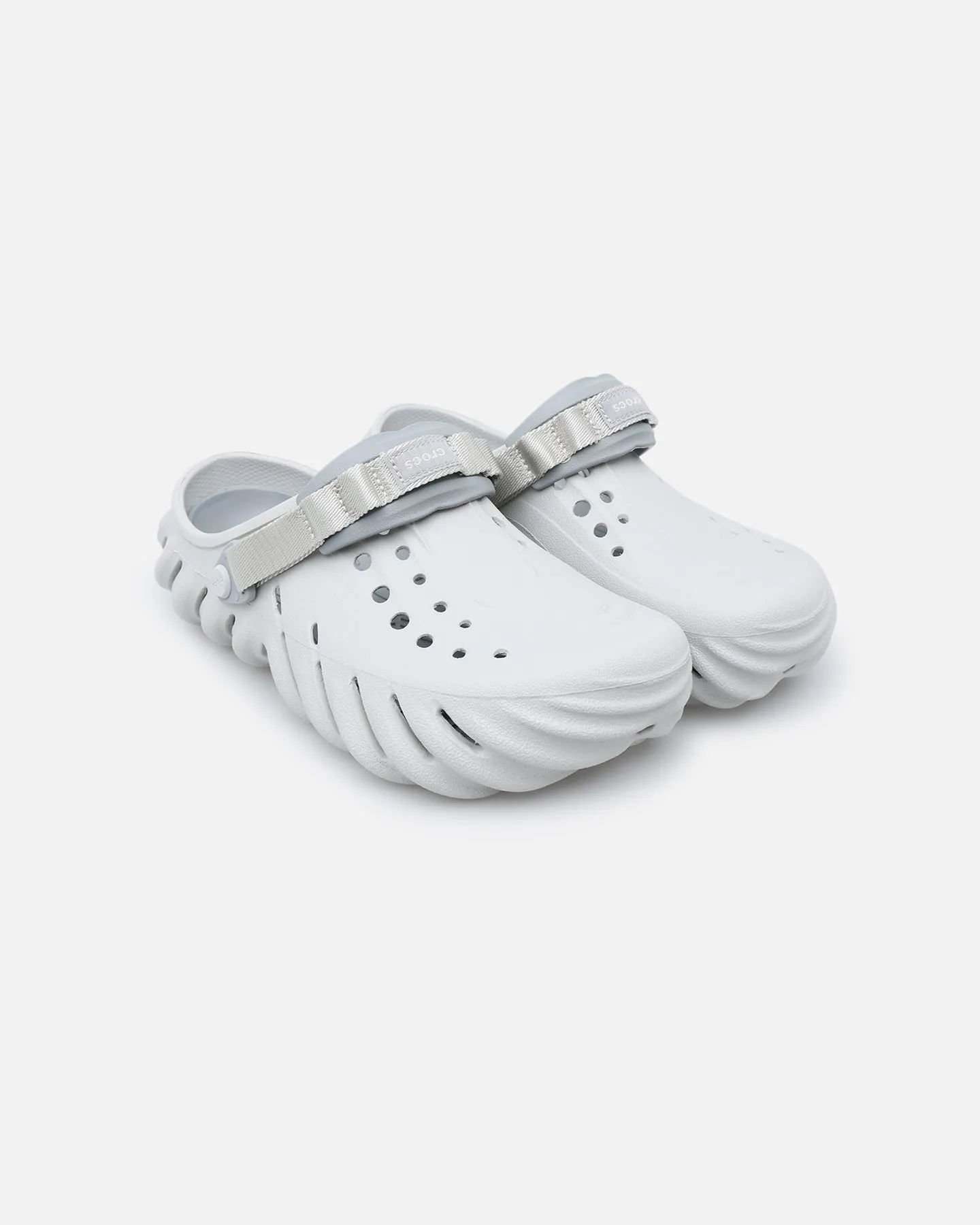 Palm Base Earth Tone Crocs Echo Clog Atmosphere