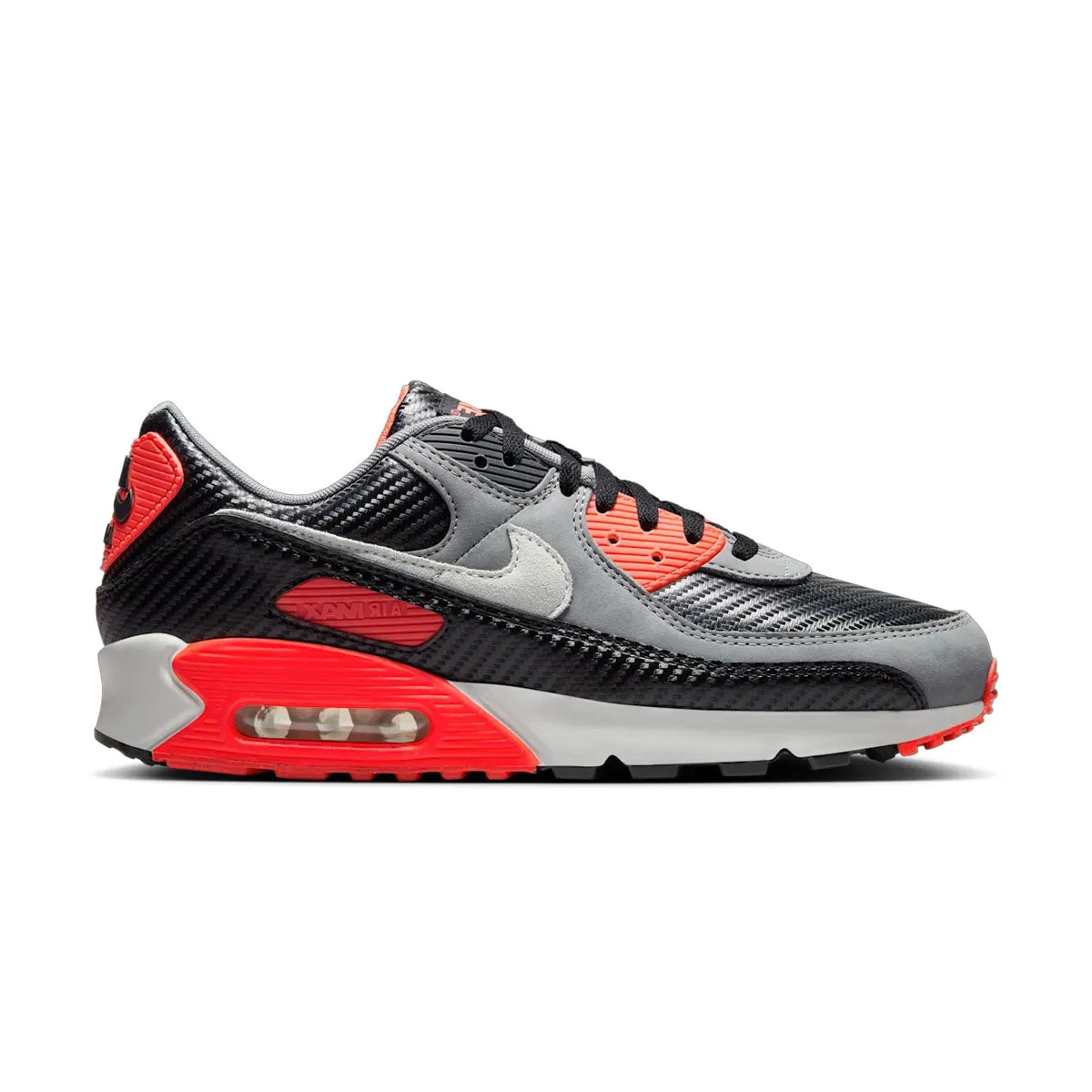 Air Max 90 Premium 'Infrared Carbon' Action Ready Pose Ready