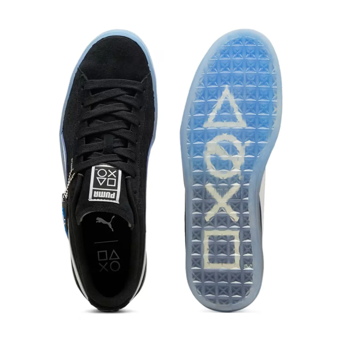 Power Base Surf Mode   Playstation Suede 'Black Glacial Gray'