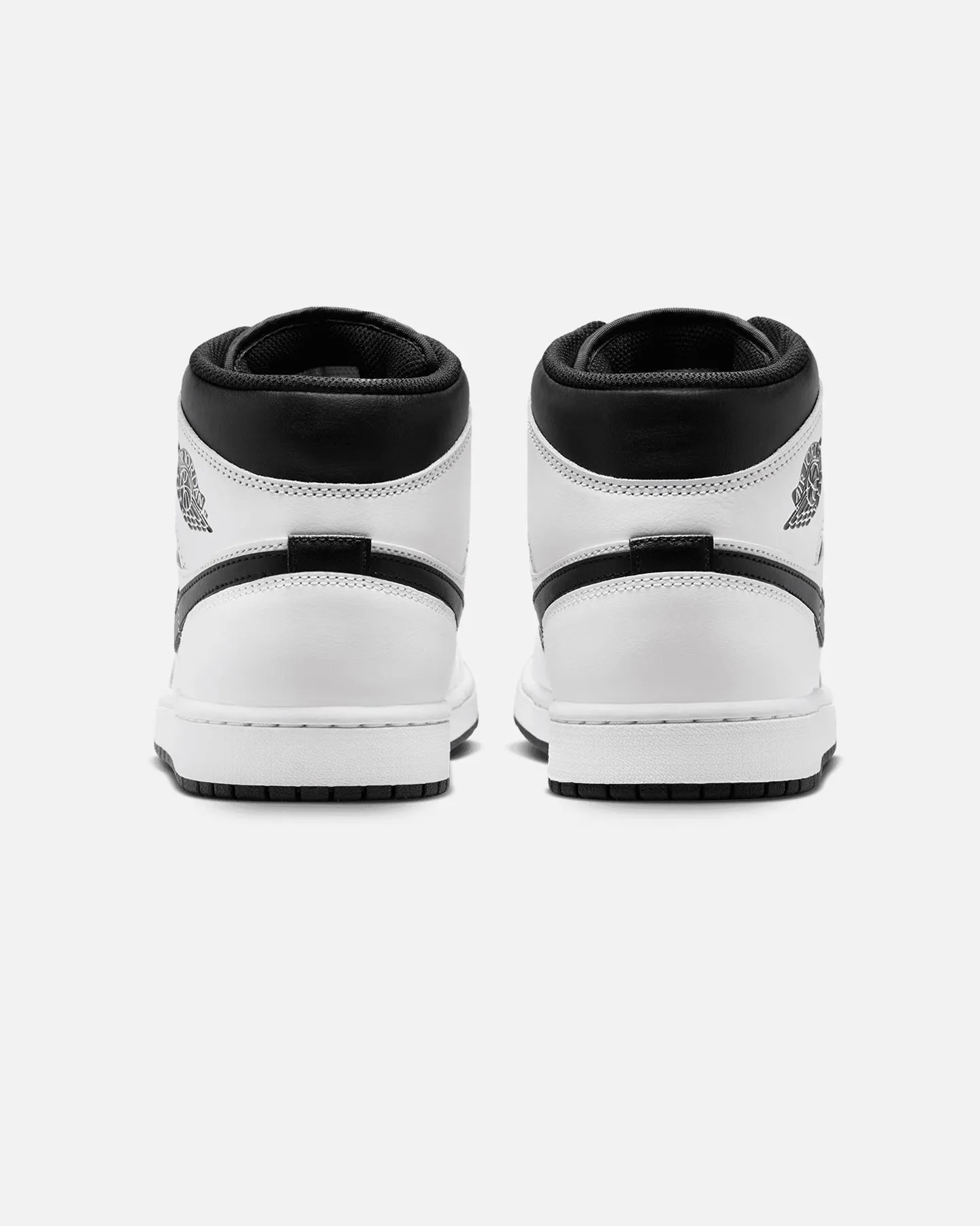 Jordan Air Jordan 1 Mid White/Black Strong Stitching Dream Walk