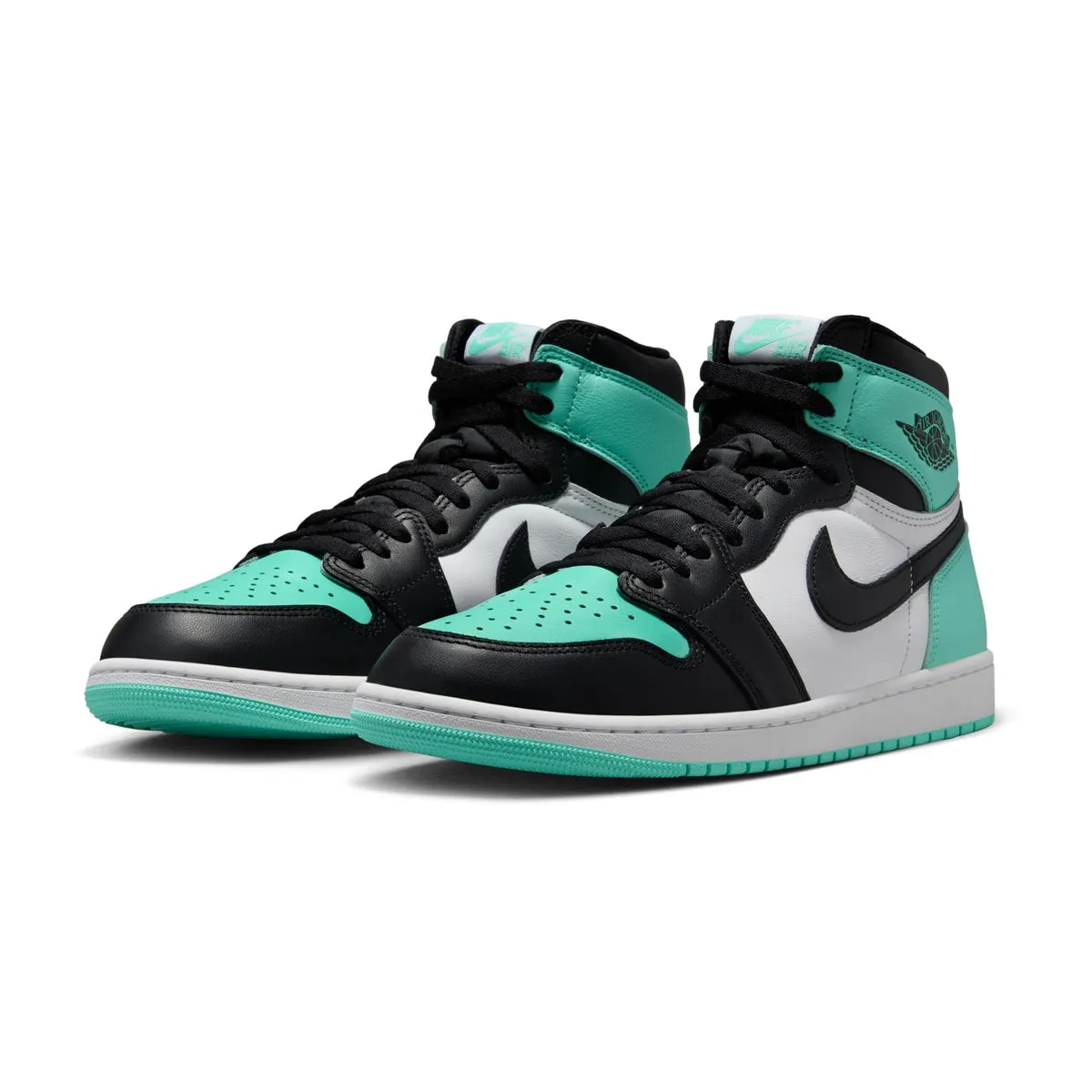 Mid Top Air Jordan 1 Retro High OG 'Green Glow'
