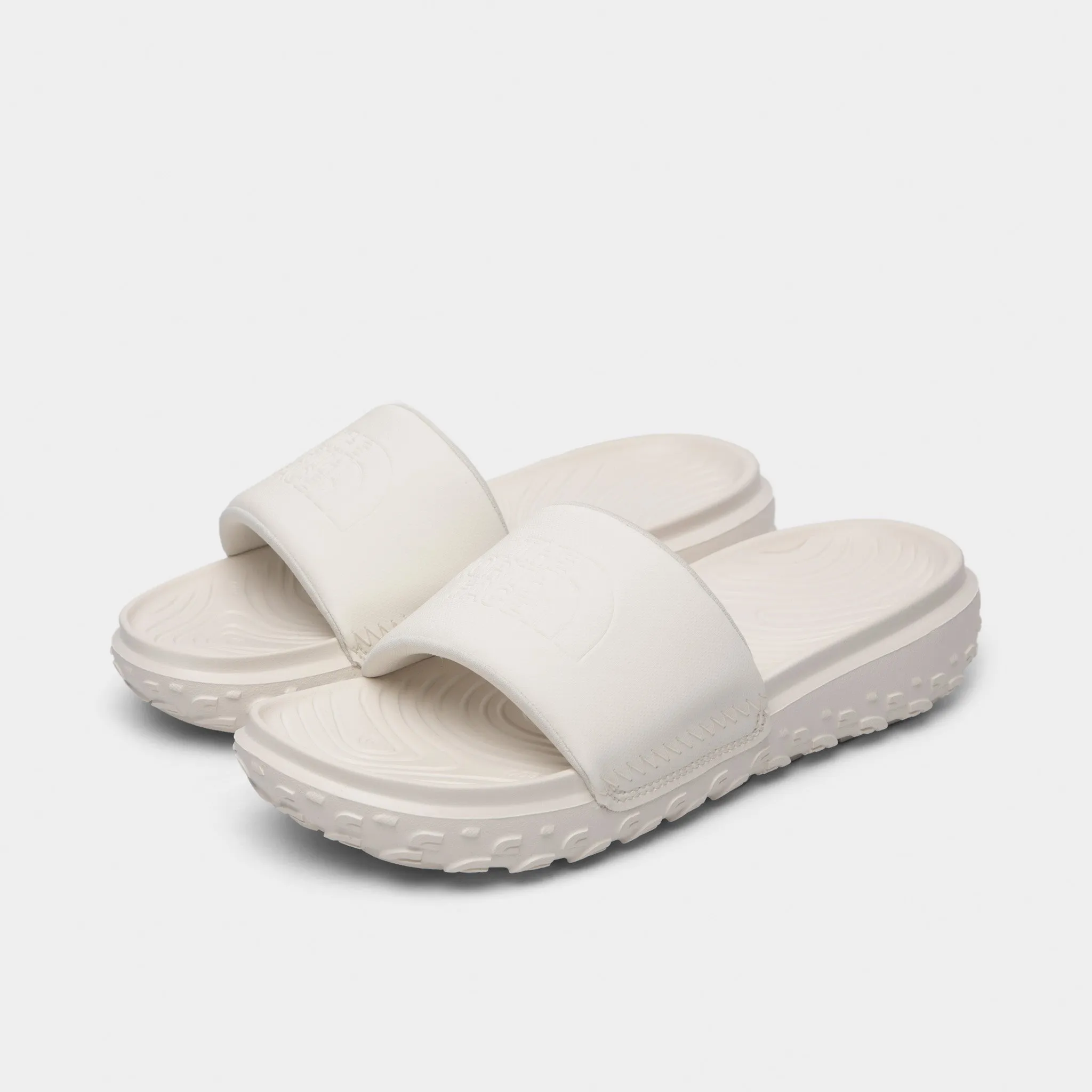 Breathable Material The North Face Women's Never Stop Cush Slide / White Dune