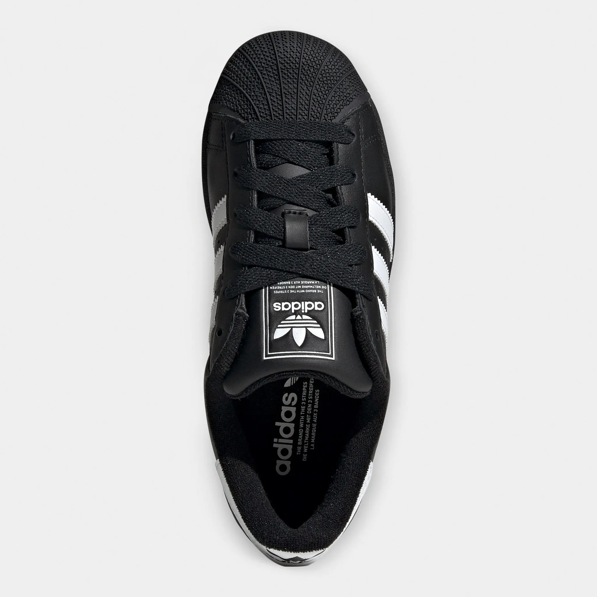 Vent Zones adidas Juniors' Superstar II Core Black / White
