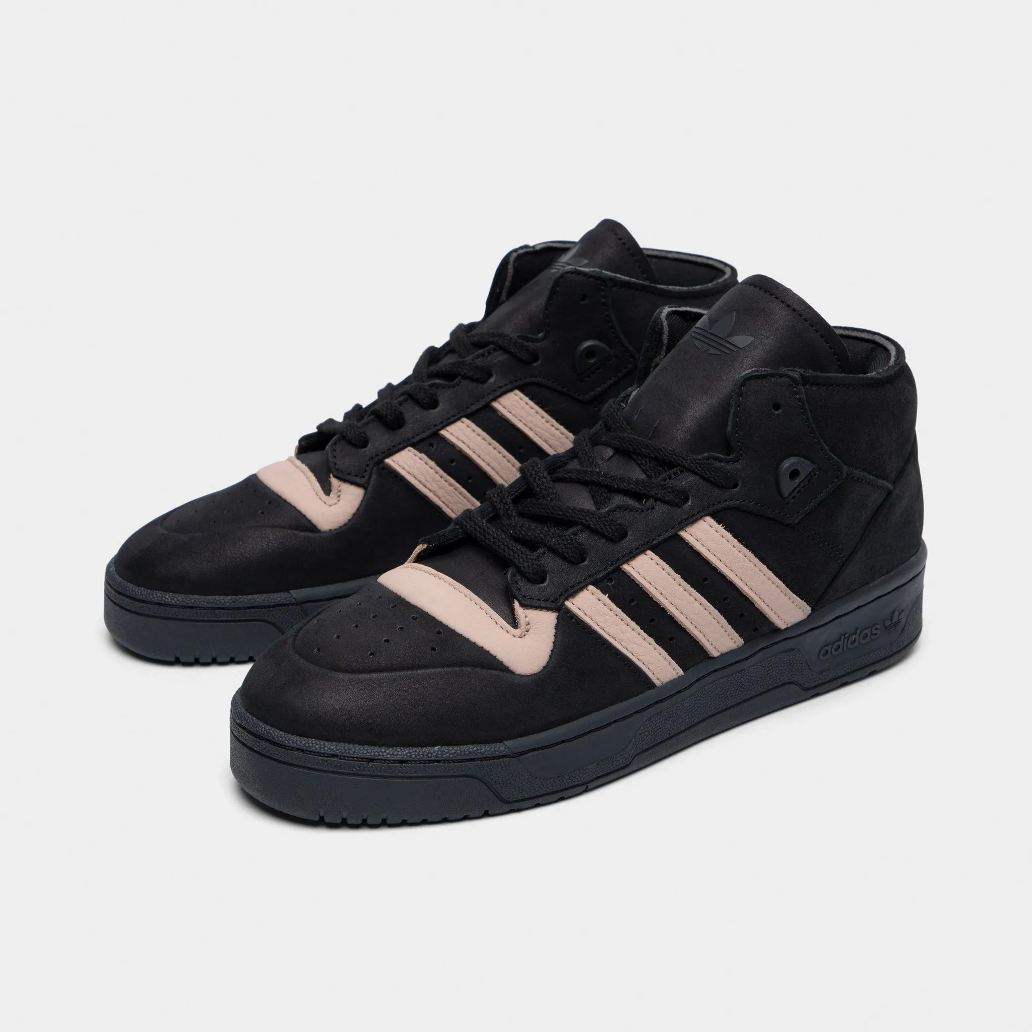 Dry Base Smooth ride adidas Originals Rivalry Mid 001 Core Black / Ash Pearl - Core Black