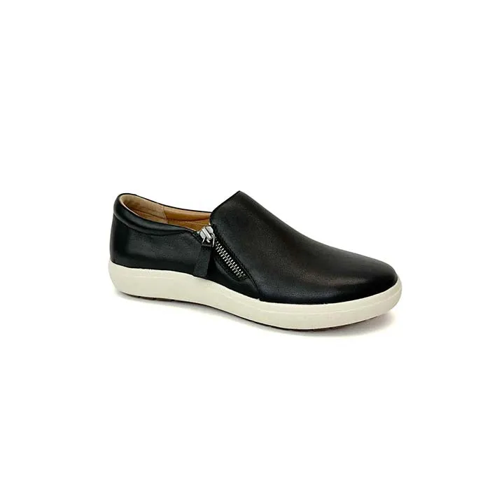 Womens Aetrex Jenna in Black Easy Packing Comfy Journey