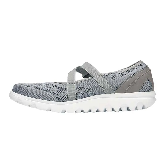 Hardwearing Relax Vibes Womens Propet Travelactiv Mary Jane in Silver