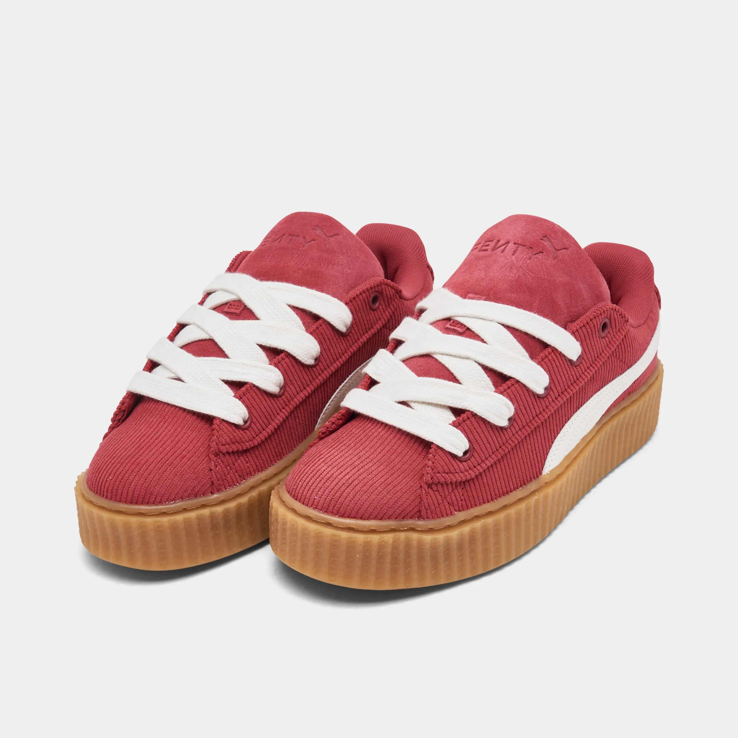 PUMA x FENTY Juniors' Creeper Phatty Corduroy Club Red / Warm White - Gum Neo Pop Pond Walk