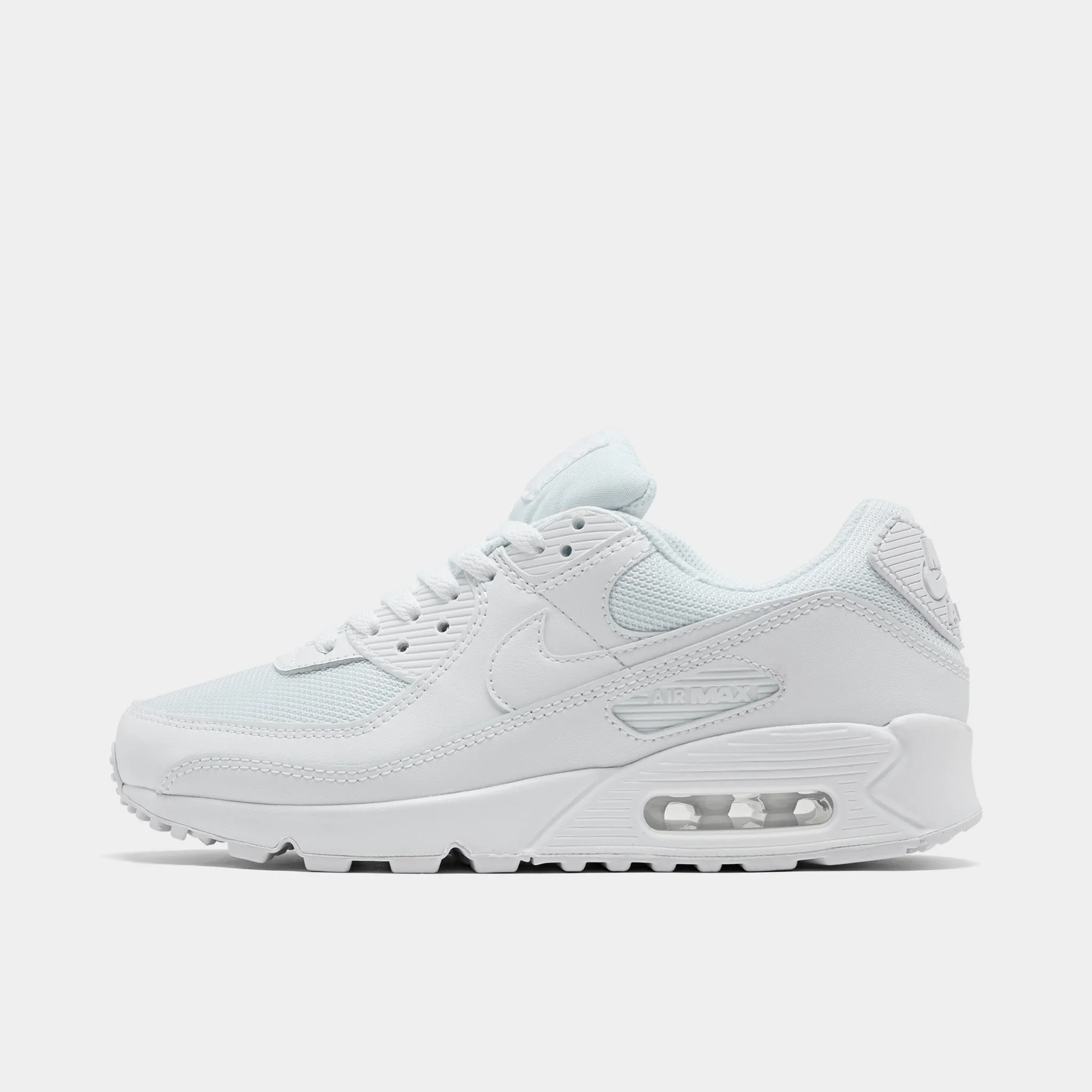 Family Fit Leather Nike Air Max 90 White / White - White