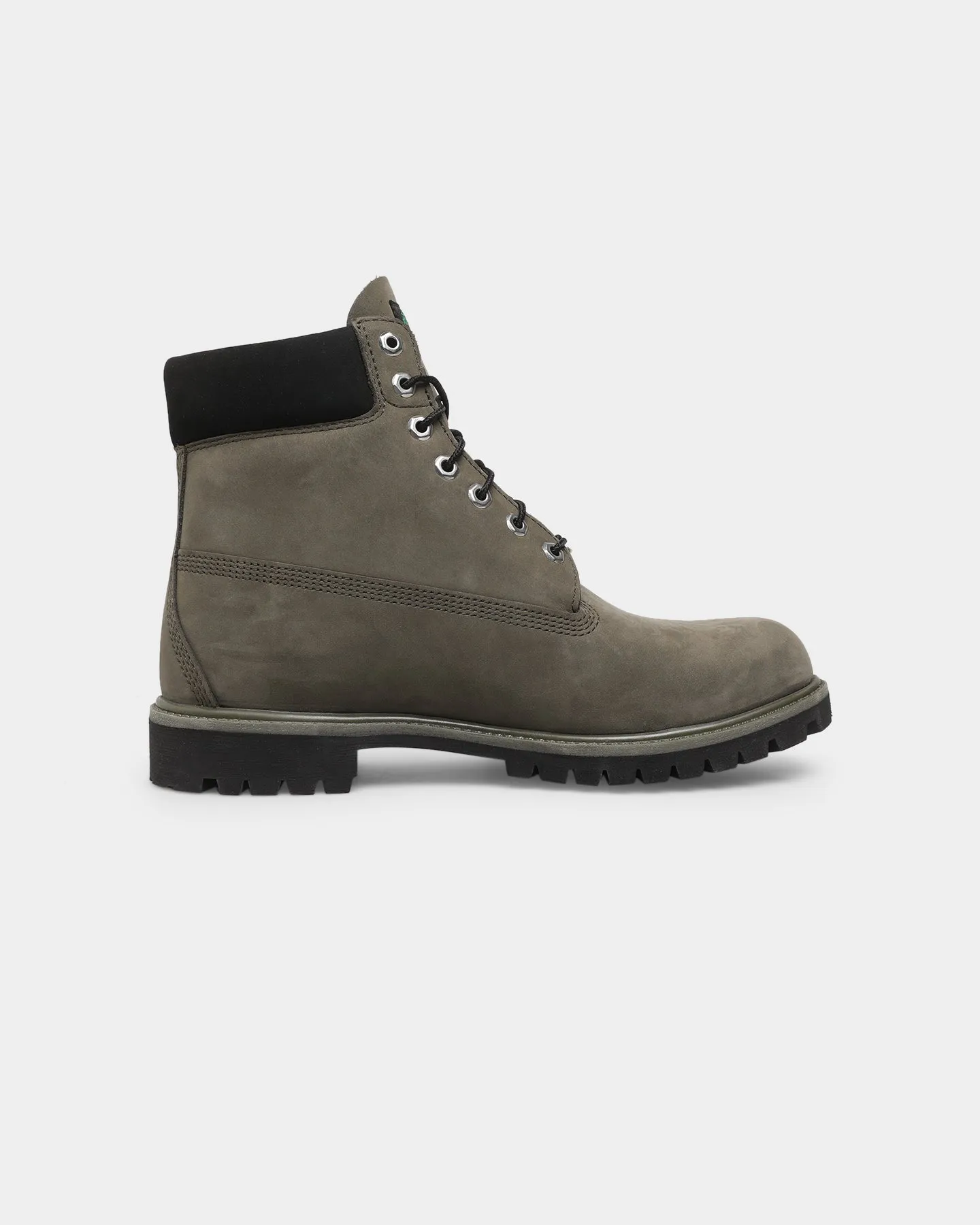 Soft Tone Easy Flow Timberland 6" Premium Boot Dark Green Nubuck