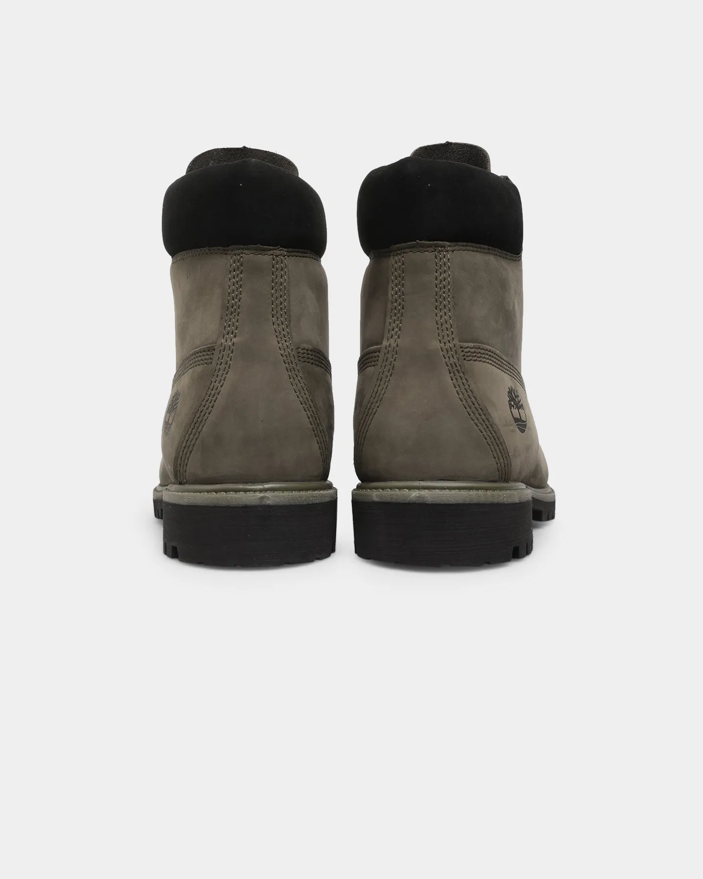 Timberland 6" Premium Boot Dark Green Nubuck Buckle Fit Path Free