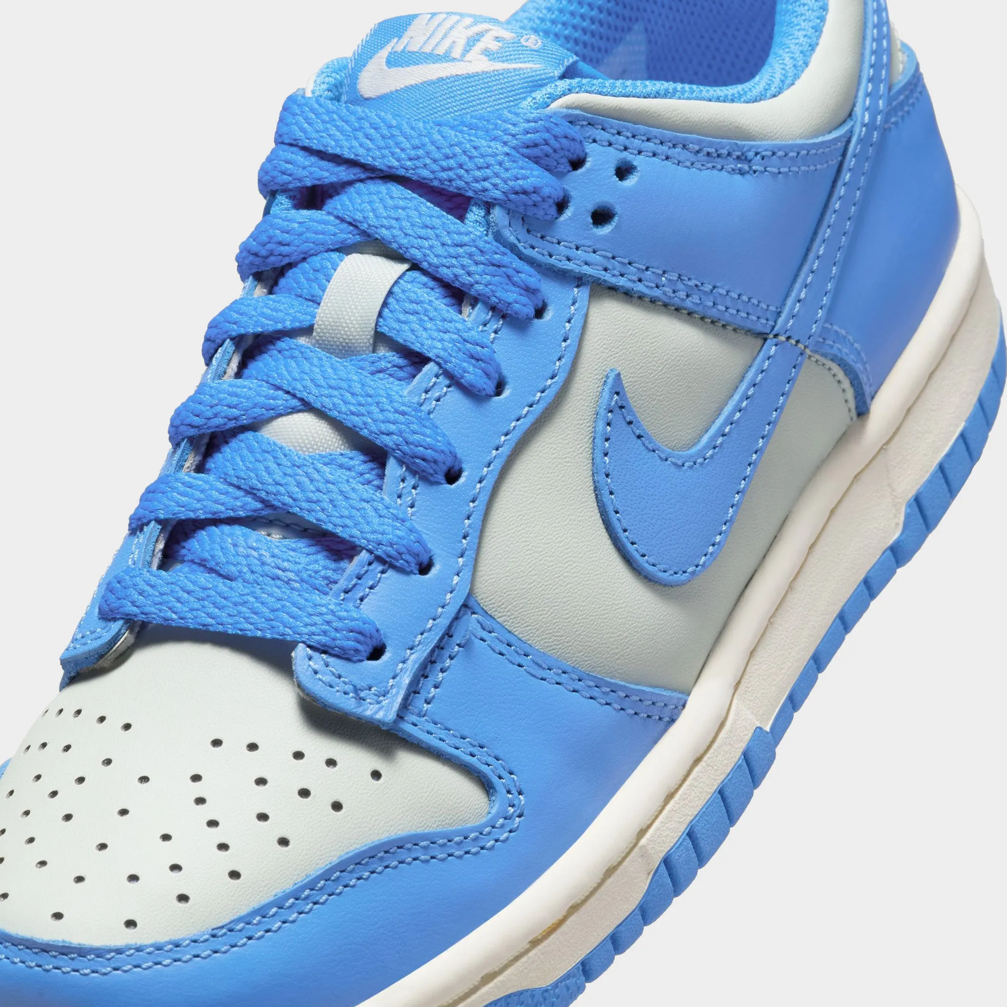 Cold Guard Couple Pair Nike Dunk Low GS Light Silver / Light Photo Blue - Sail