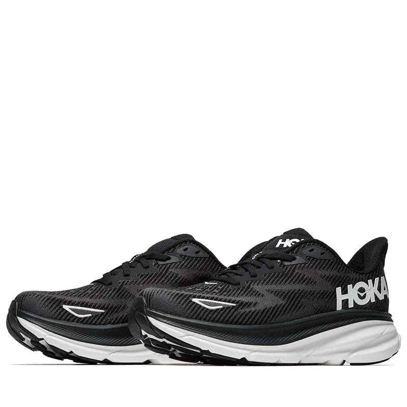 Eco Ease Women's Hoka Clifton 9 - Black/White