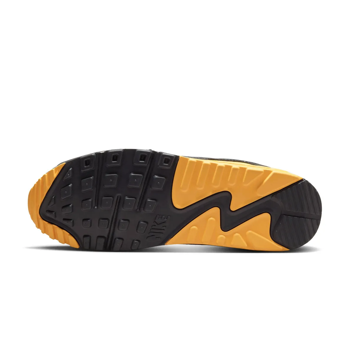 Air Max 90 'Black University Gold' mesh construction