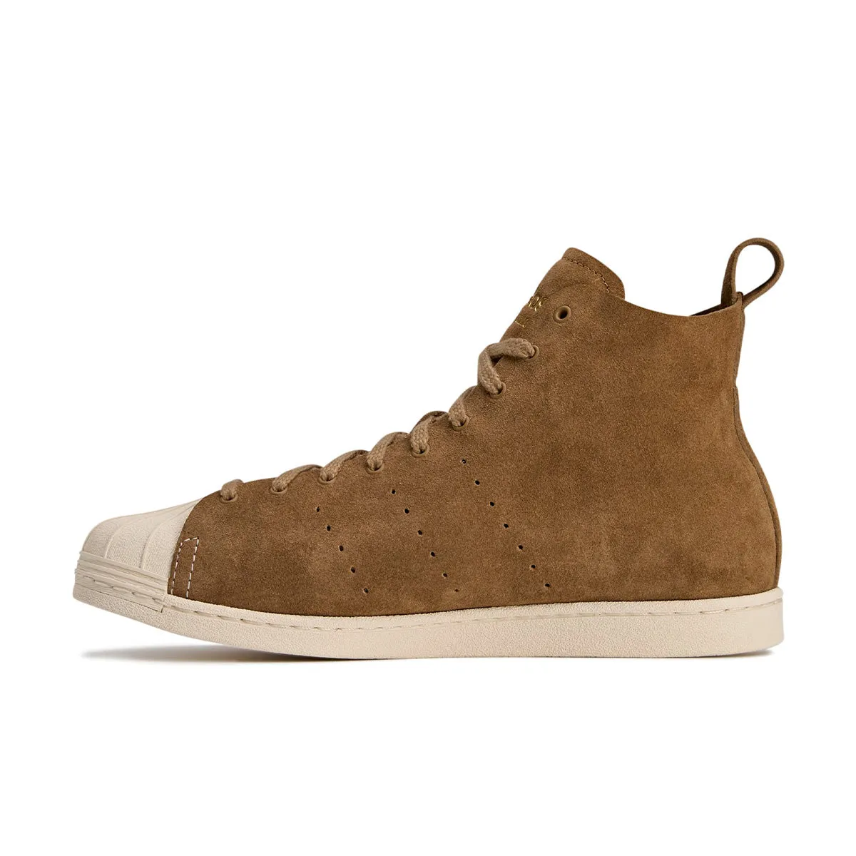 Cotton Touch   Wales Bonner Superstar Hi 'Brown'