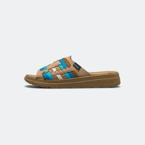 Thunderbird Slide - Beige/Blue-Coyote Heel Strap