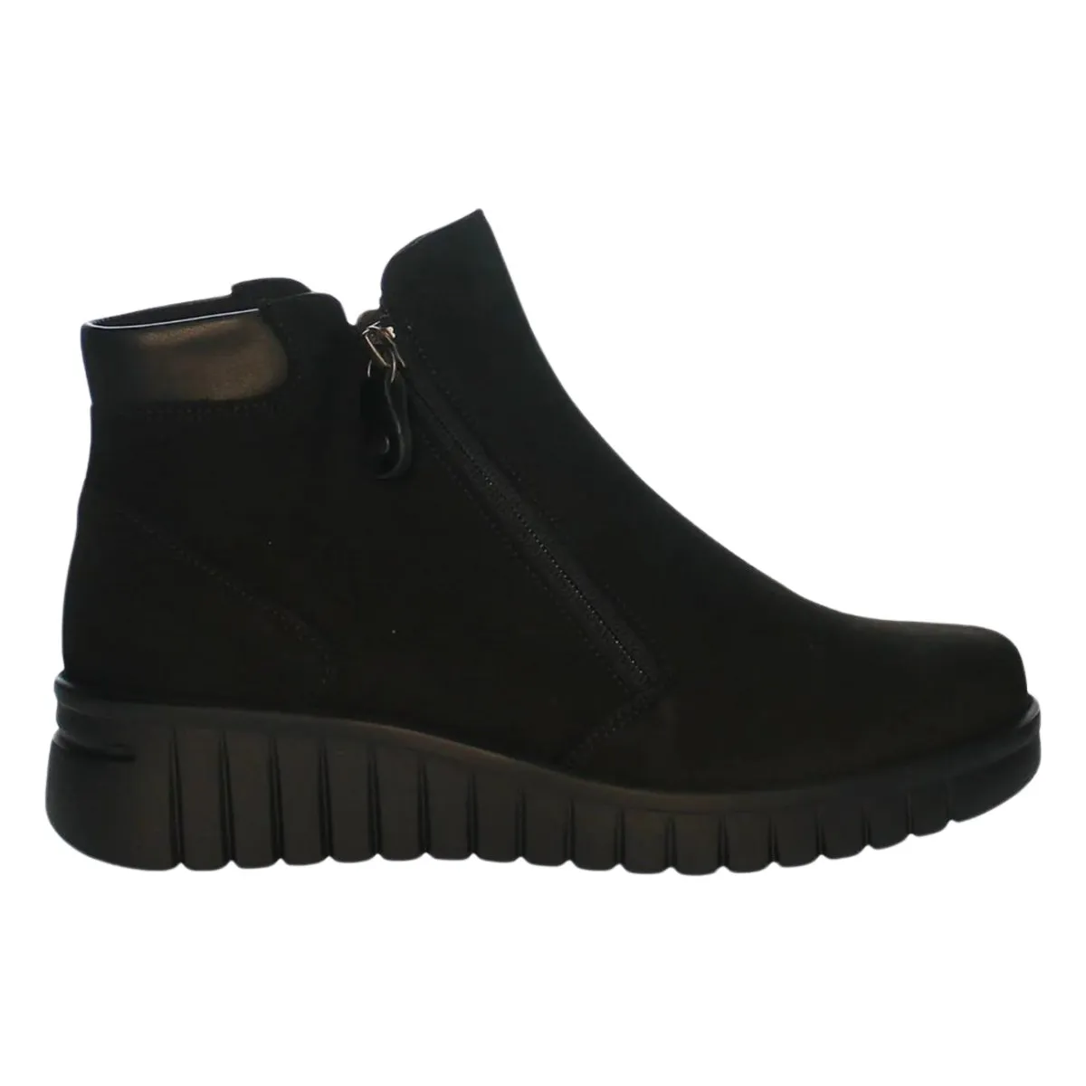 Rich Color Line Shade Hartjes Women's Country Boot Black Suede