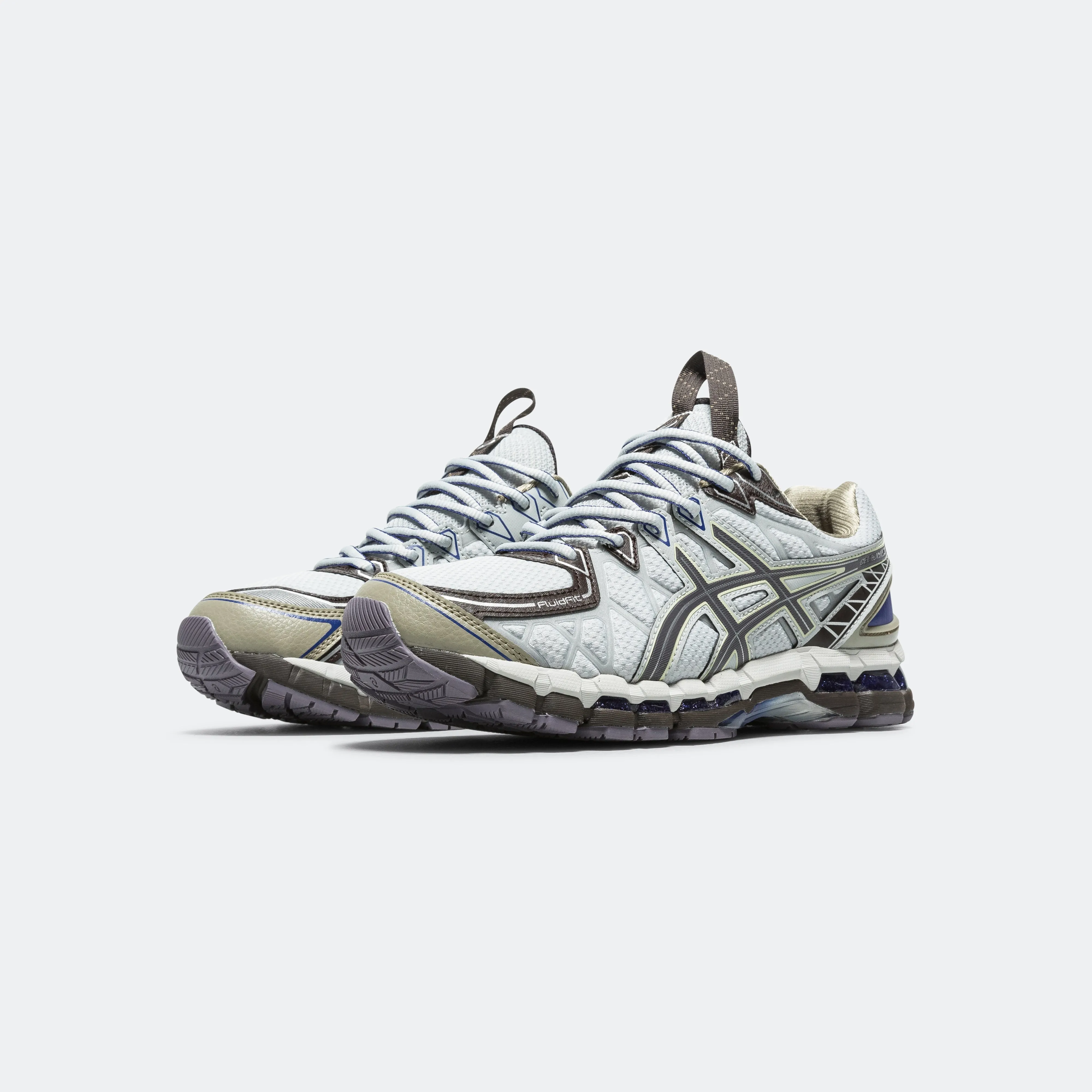 UB10-S GEL-Kayano 20 - Glacier Grey/Lavender Grey Traction Optimized Grip