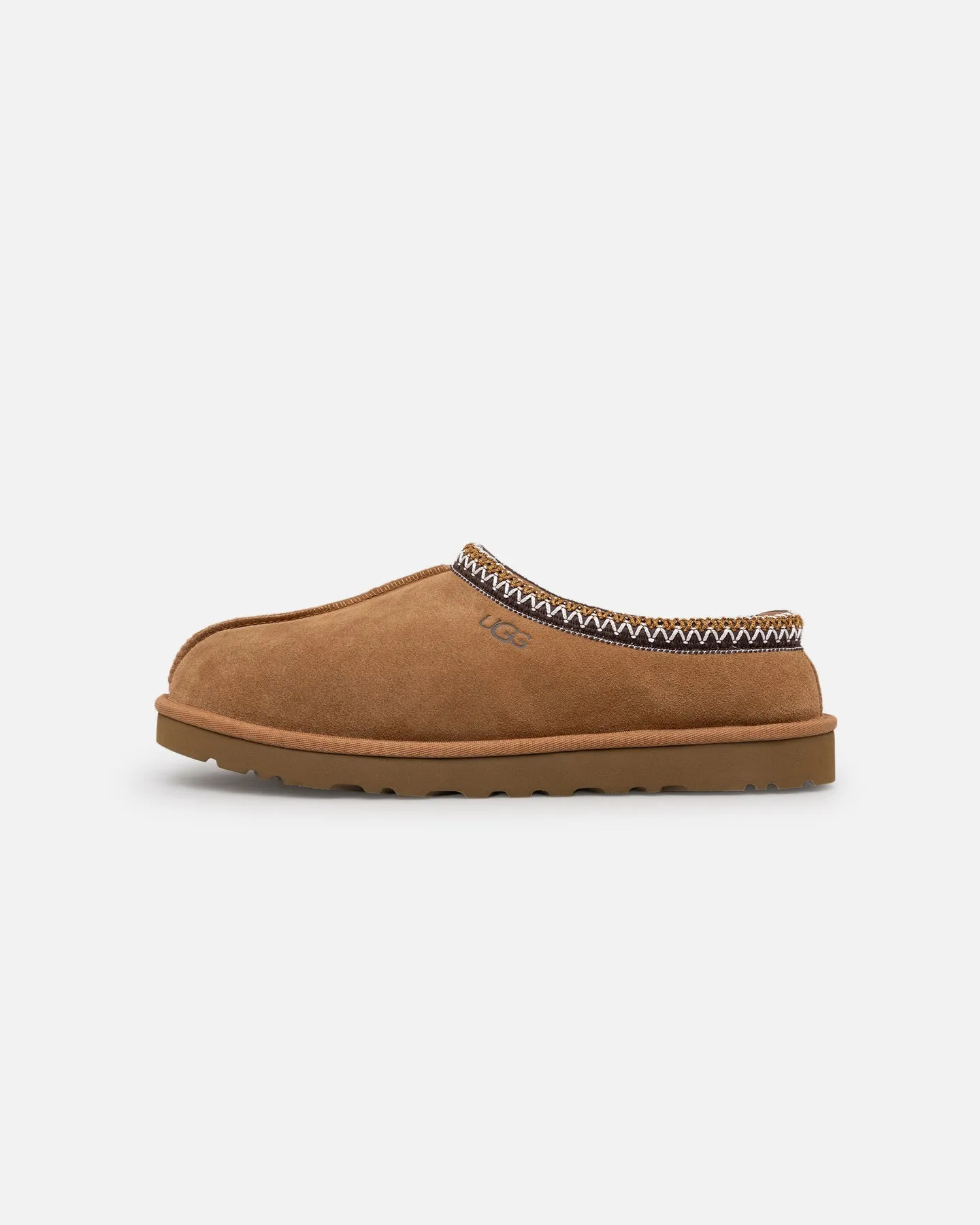 Fur Trim Zip Fast Ugg Boots Tasman Chestnut