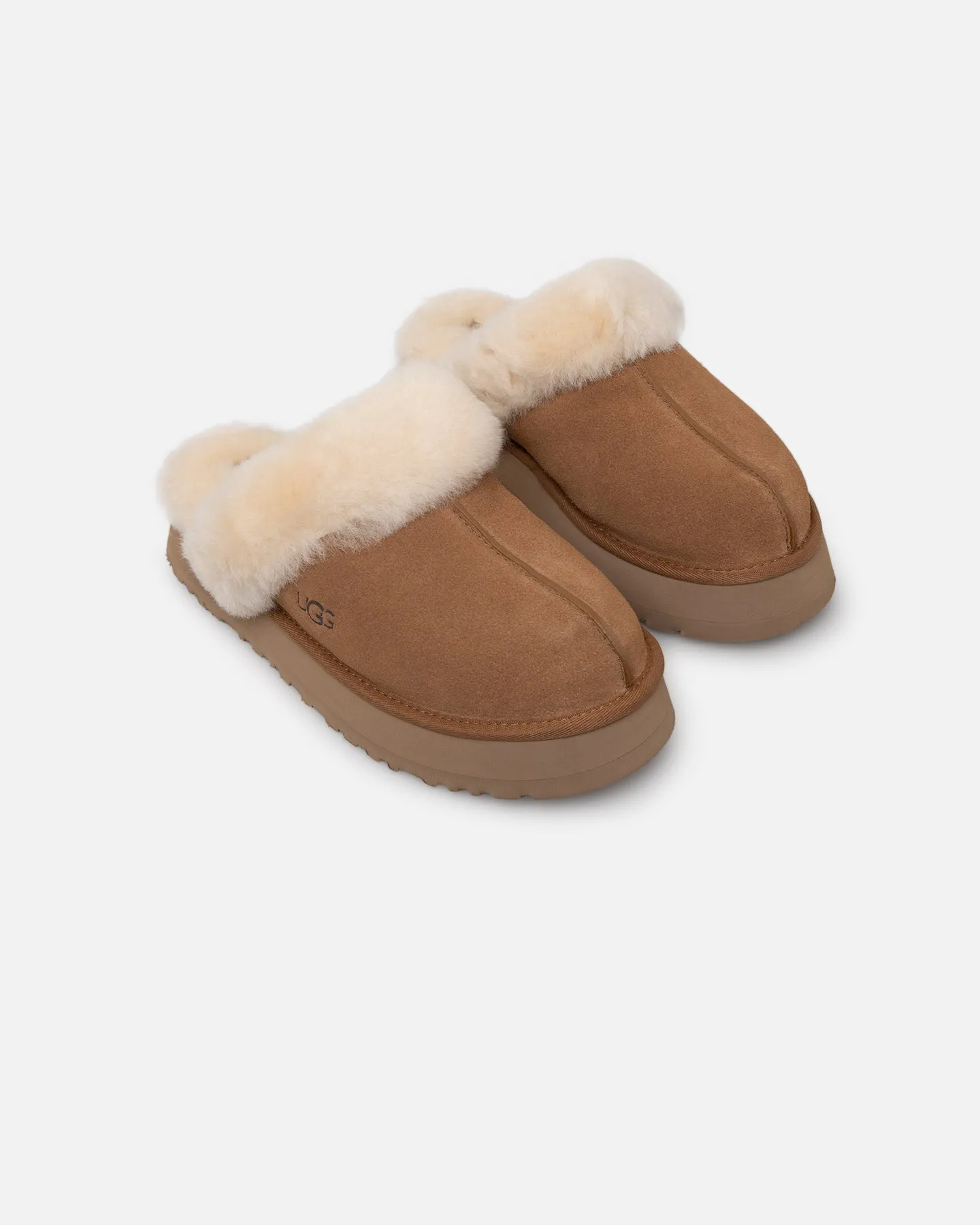 Odor-resistant Ugg Boots Women's Disquette Chestnut