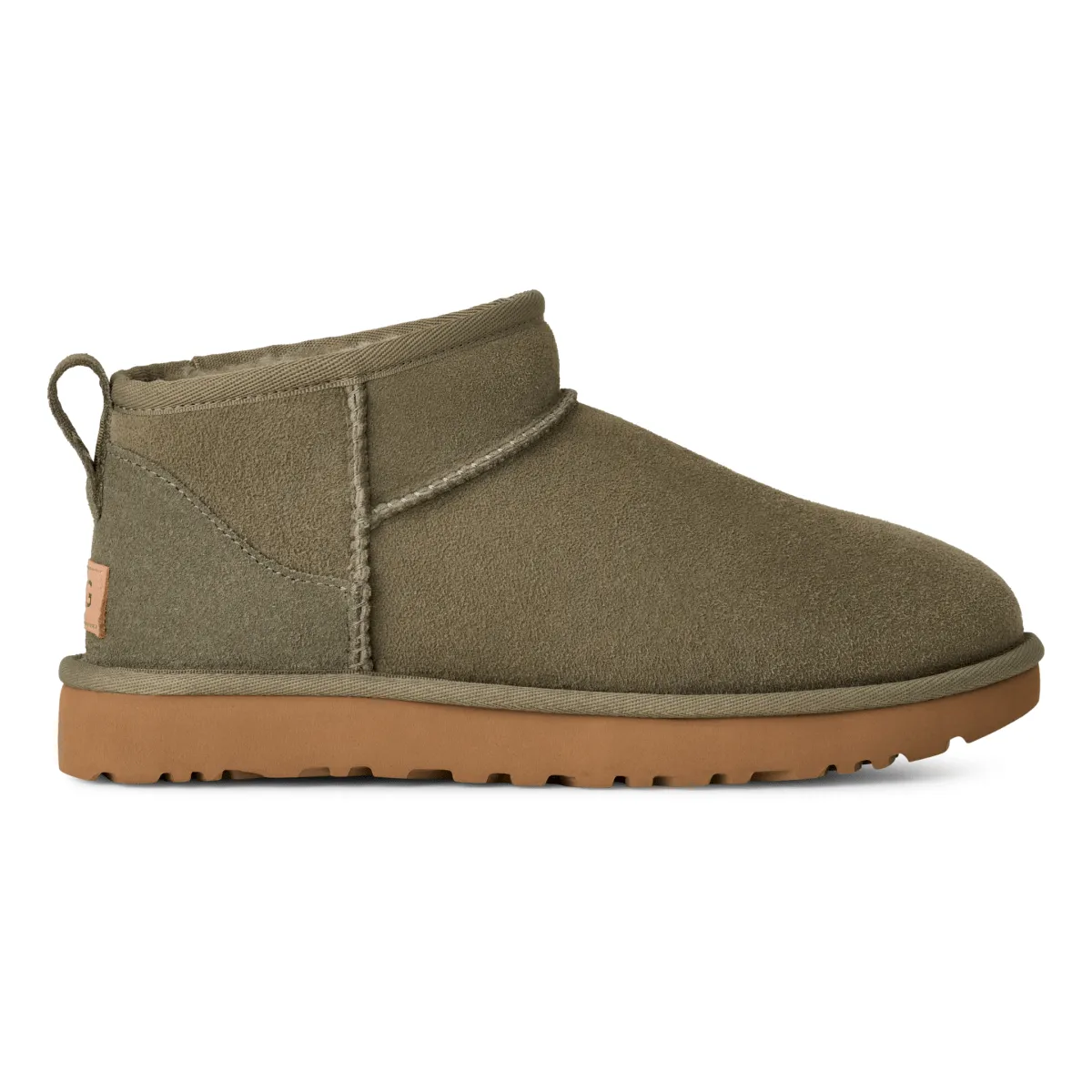 UGG Women's Classic Ultra Mini Moss Green/Amphora evening walk Sporty Style