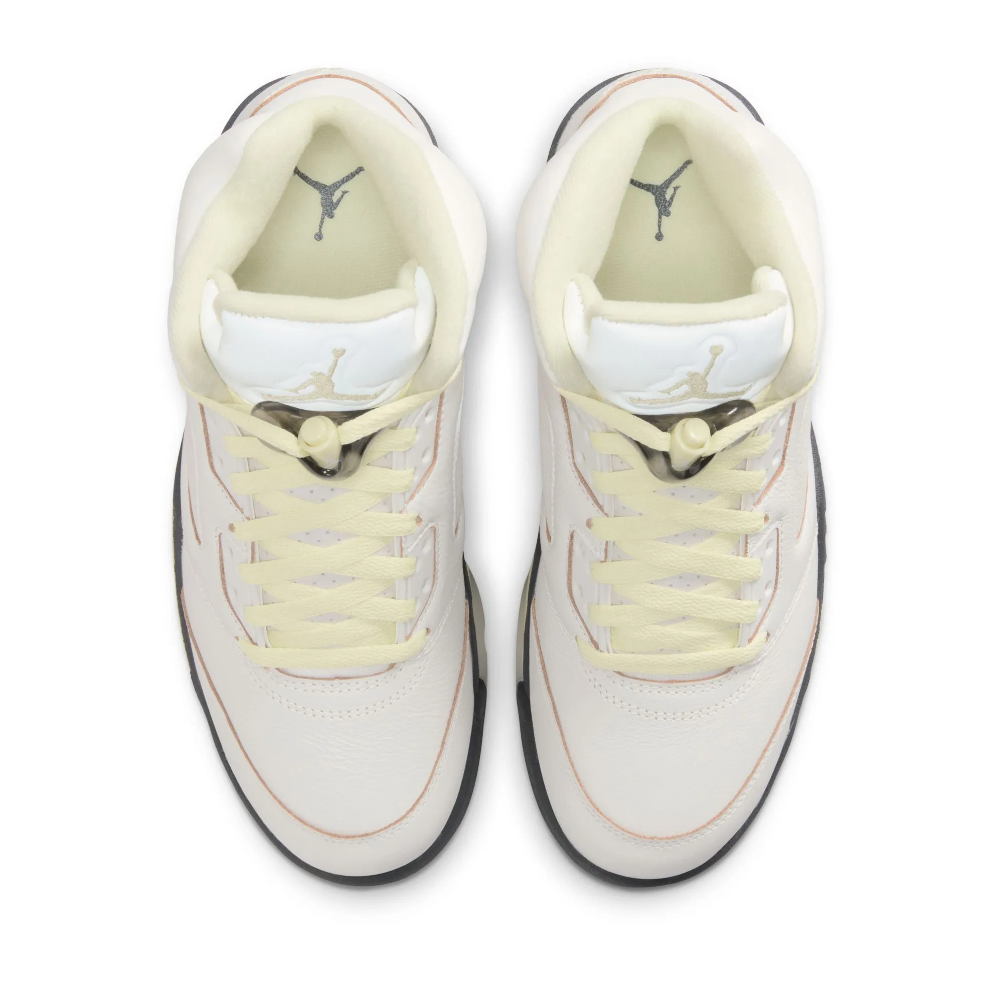 Running Routine Casual Routine Women's Air Jordan 5 Retro - Sail/Luminous Green