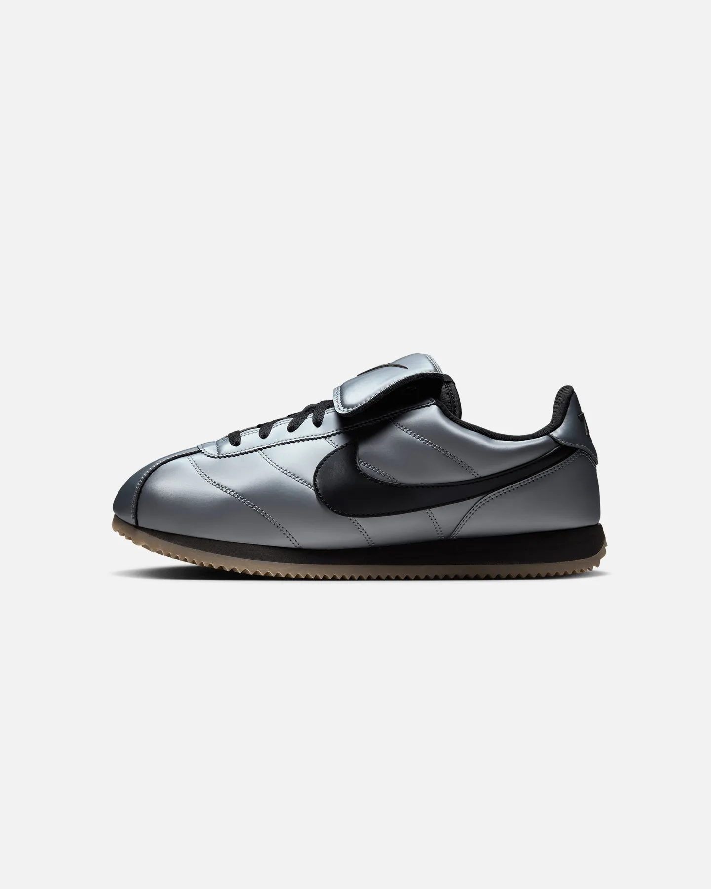 Road Long Foam Base Nike Cortez SE Mtlc Cool Grey/Black-Gum Dark Brown