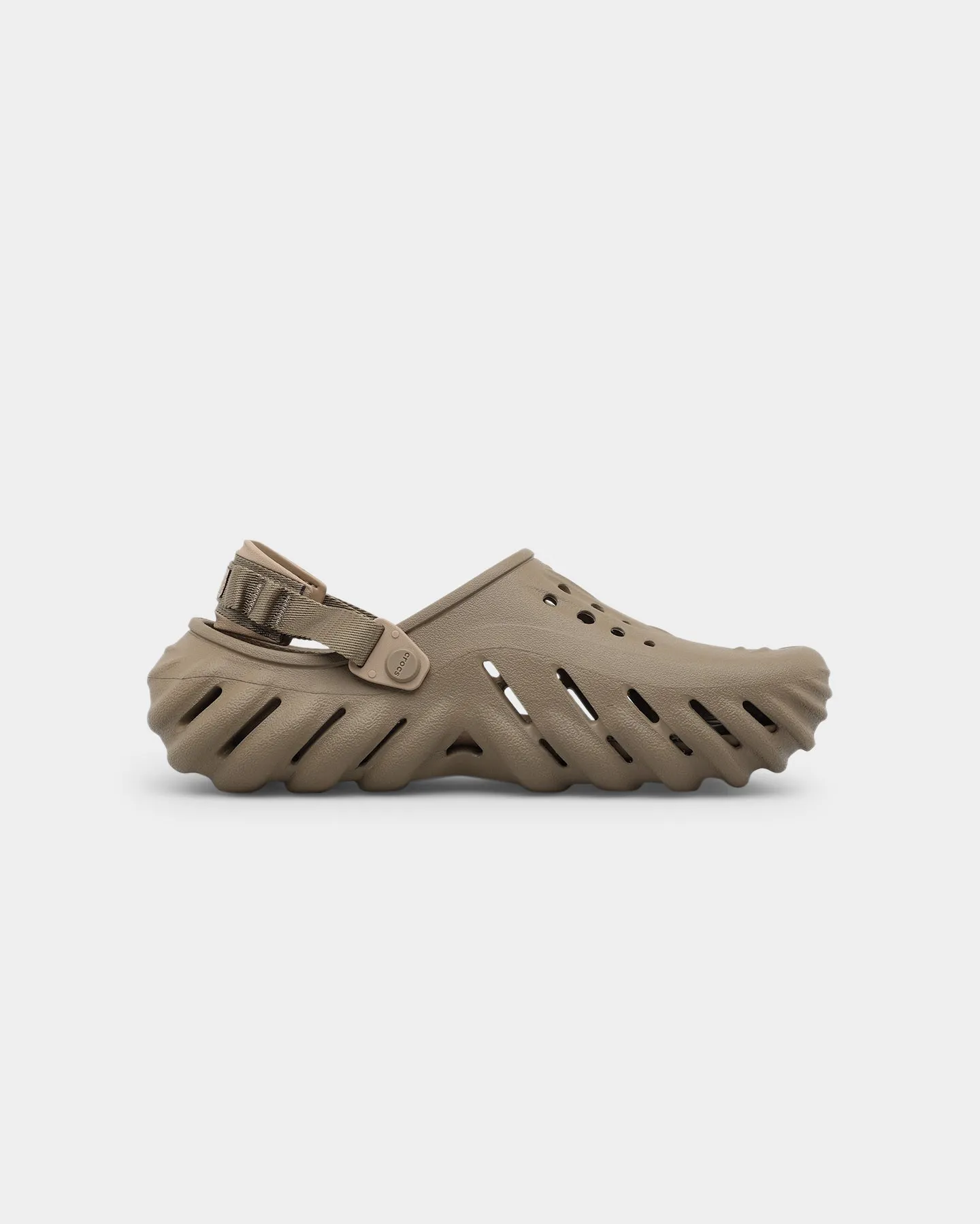 Crocs Echo Clog Khaki Durable Material Strong Step