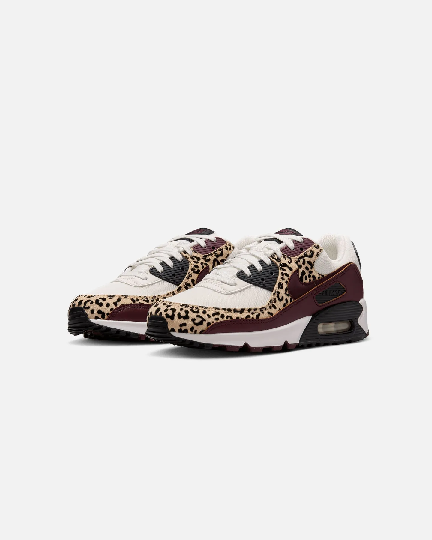 Nike Women's Air Max 90 Sail/Burgundy Crush/Black most walking