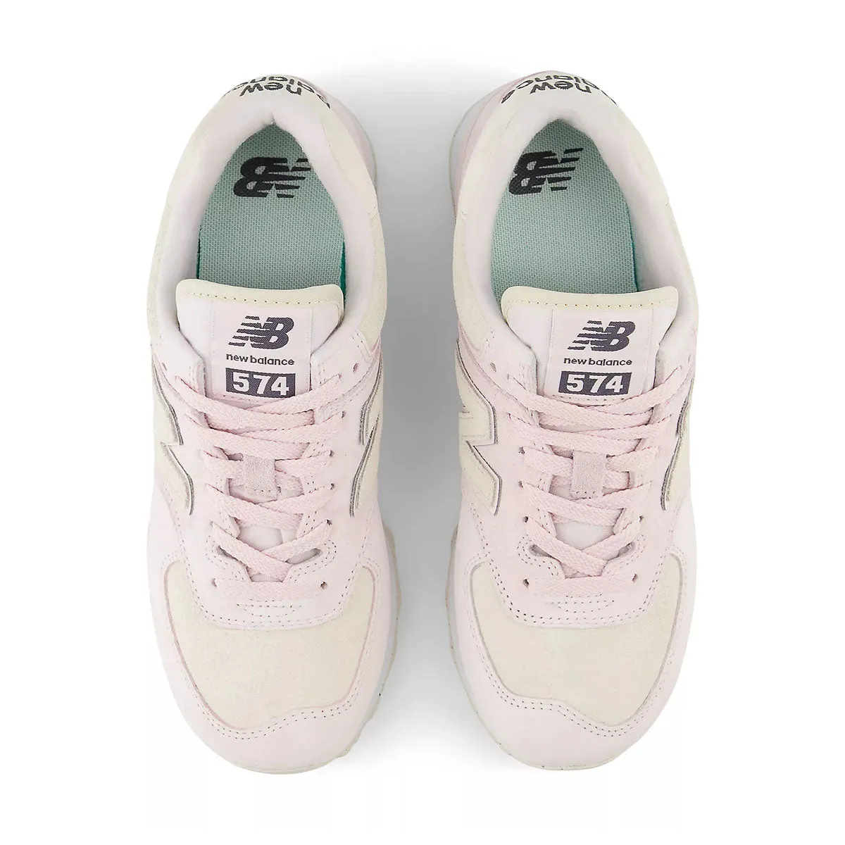students Patent Leather Wmns 574 'Pink Granite'