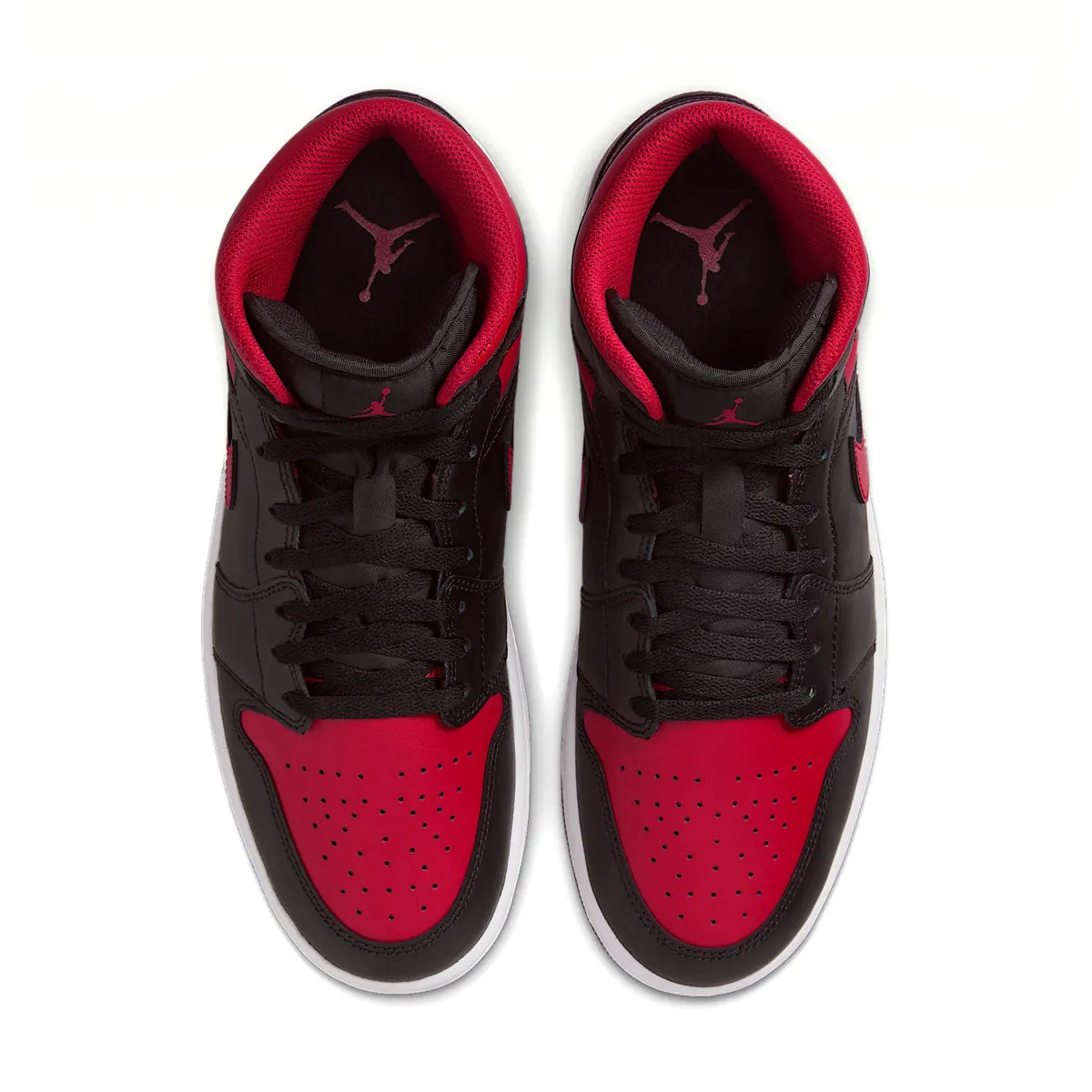 Slip On Velvet Rich Air Jordan 1 Mid 'Bred'