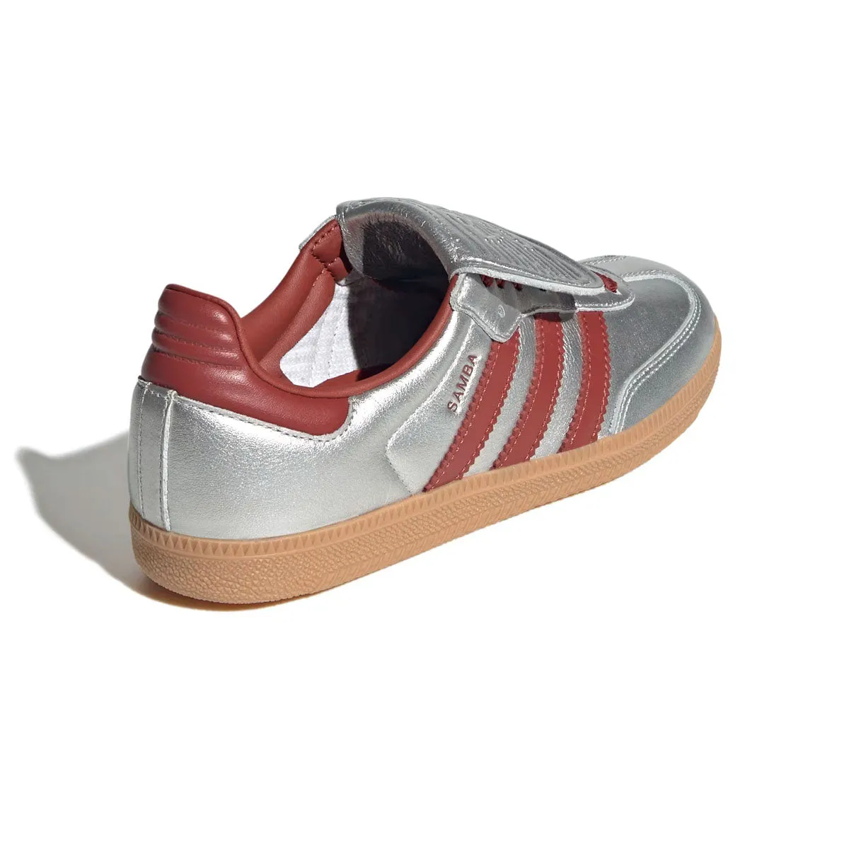 Wmns Samba Long Tongue 'Silver Metallic Preloved Ruby' Anti Bacterial