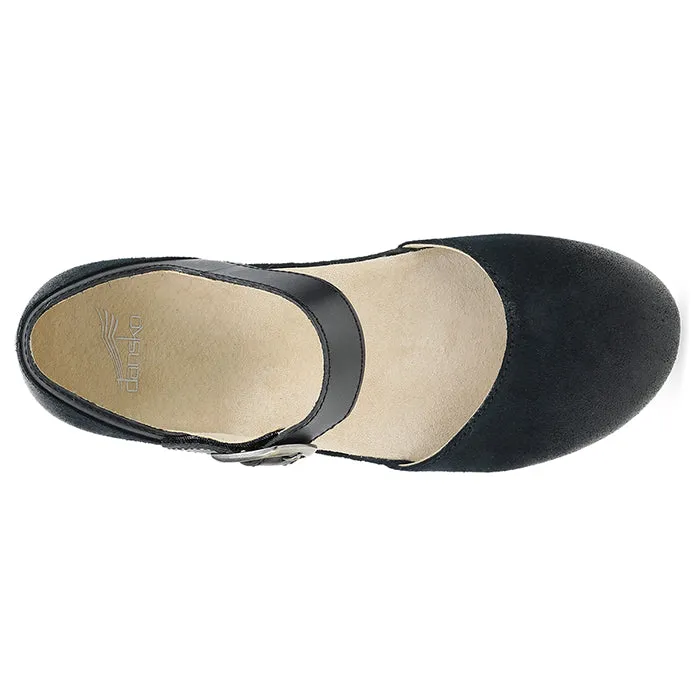 Womens Dansko Mae in Black Solid Hold Walk in Style