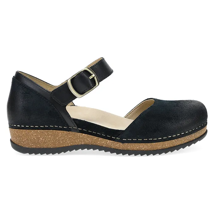 Womens Dansko Mae in Black Evening Step Home Wear