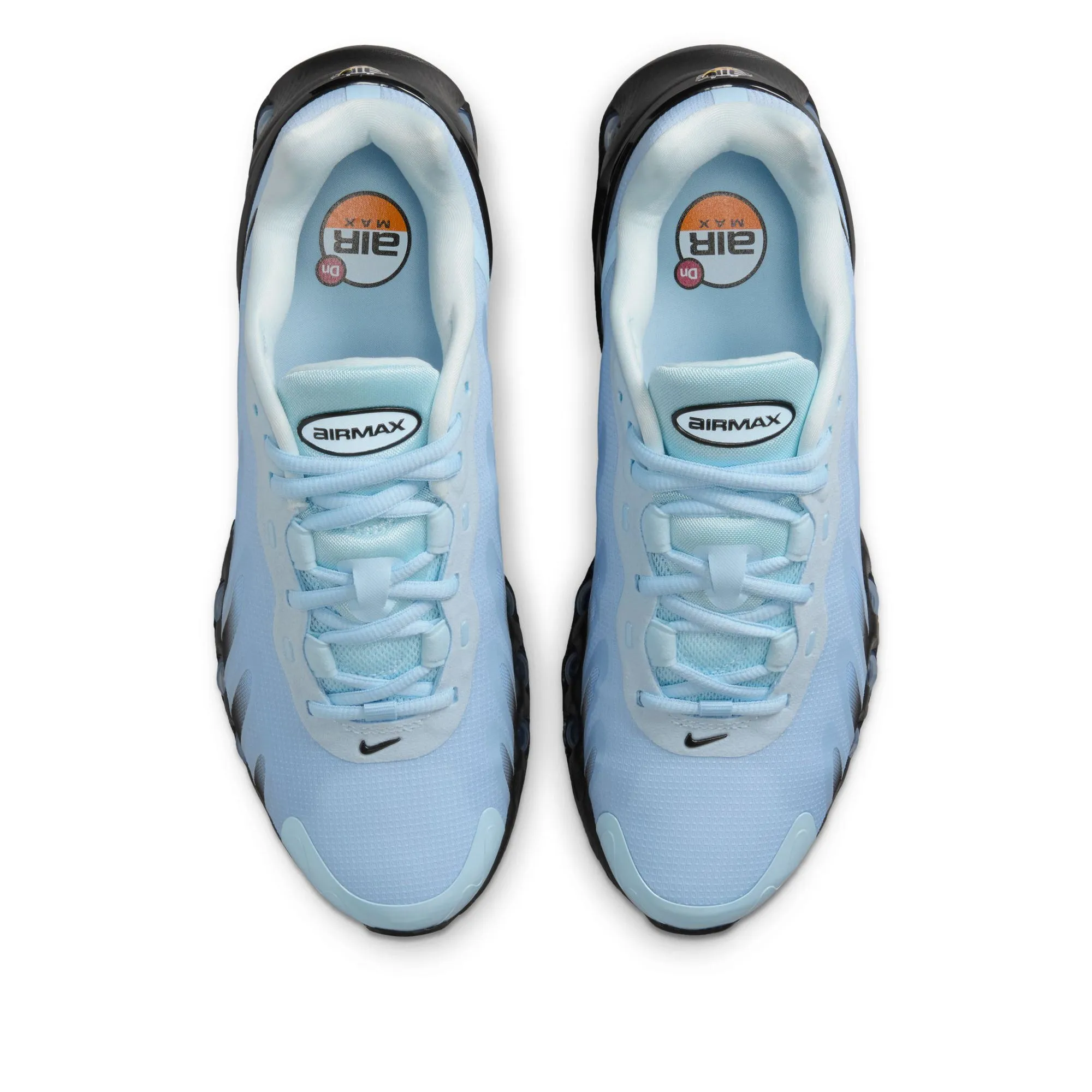 Women's Nike Air Max Dn8 - Cobalt Tint/Black Foam Cushioning Layer Flexible Chassis