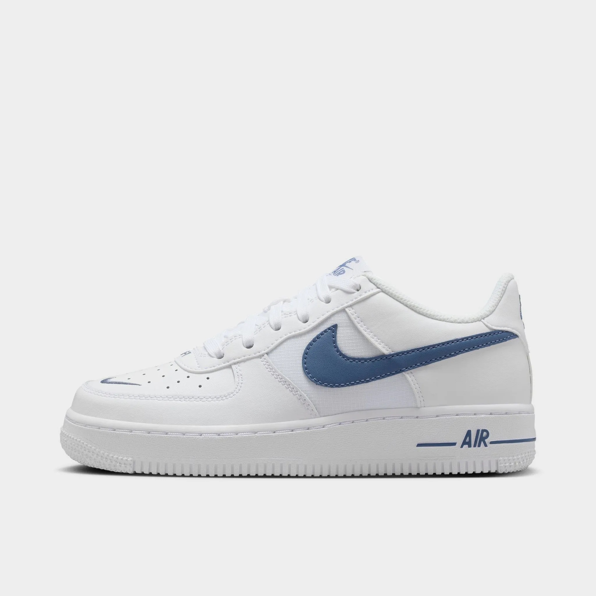Nike Air Force 1 GS White / Diffused Blue Forest Mood