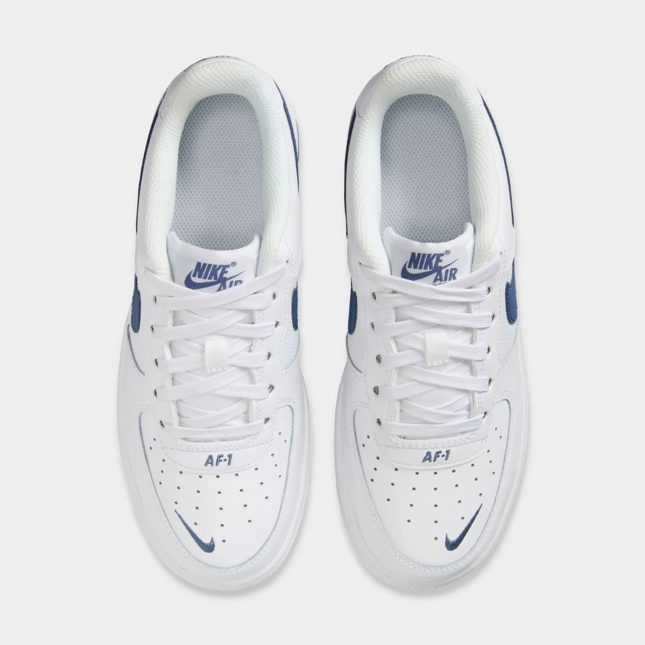 Nike Air Force 1 GS White / Diffused Blue Modern Pace Versatile Design