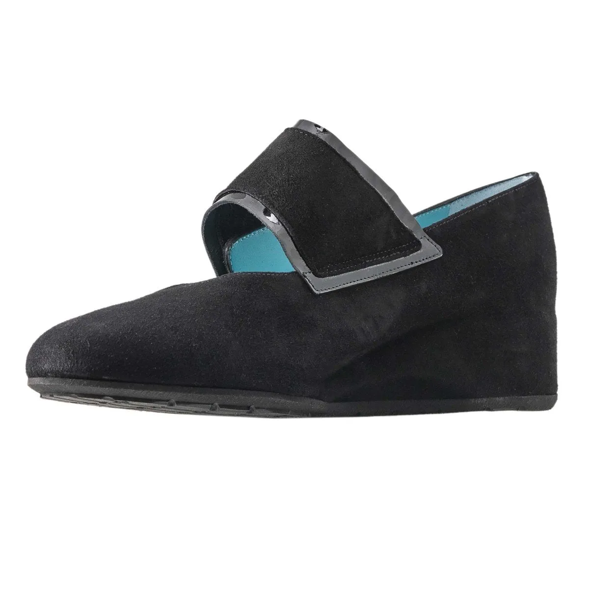 Thierry Rabotin Women's Abra Black Suede Smart Casual Elegant Comfort
