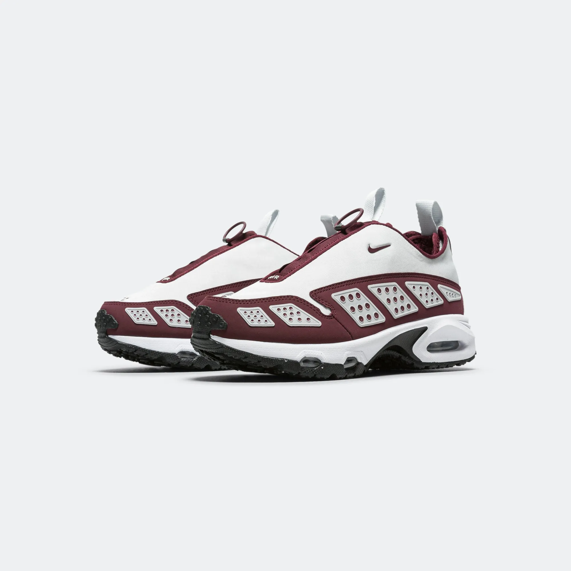 Womens Air Max SNDR - Photon Dust/Night Maroon-Black-White Mesh Panel