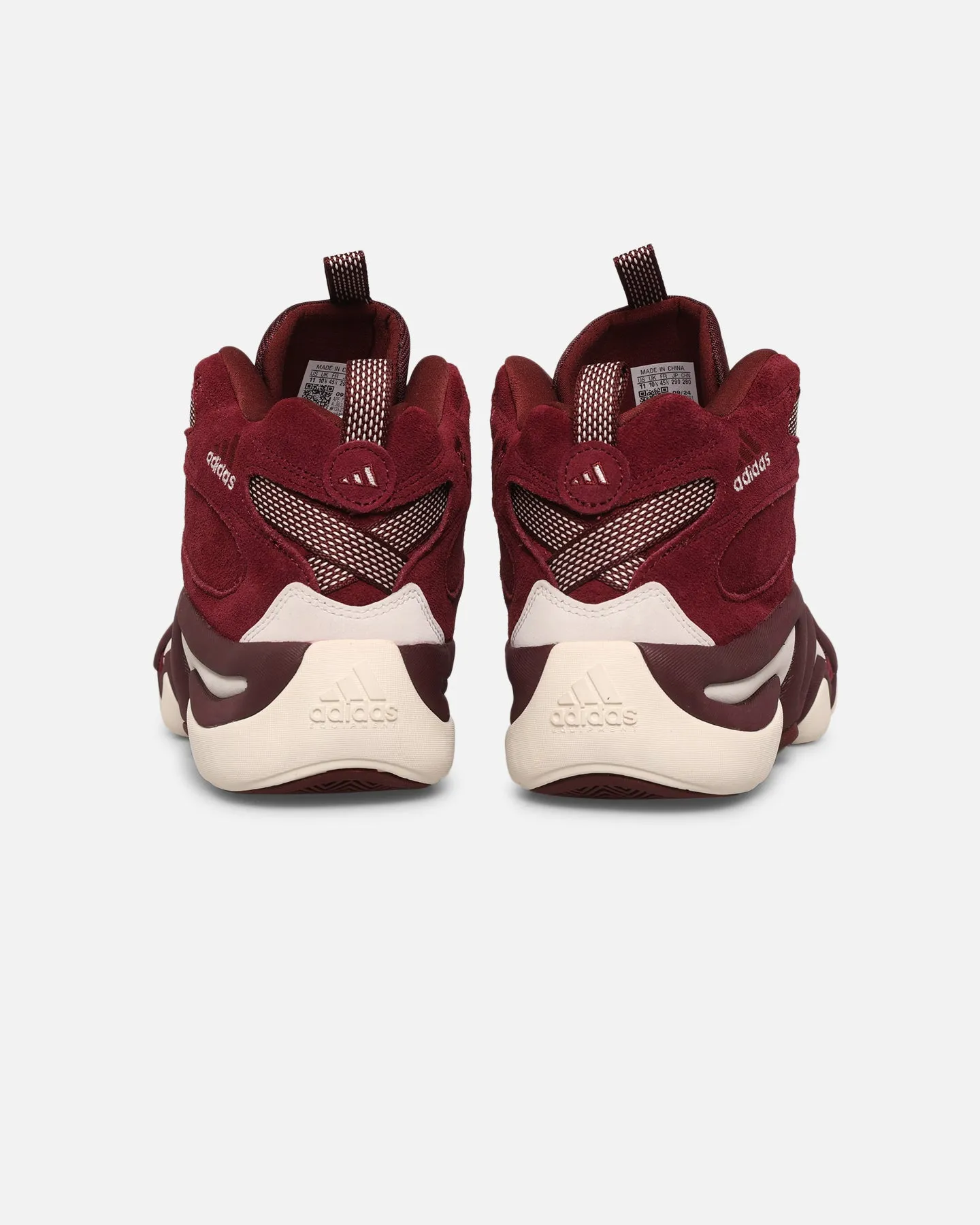 Enhanced grip Adidas Crazy 8 Maroon