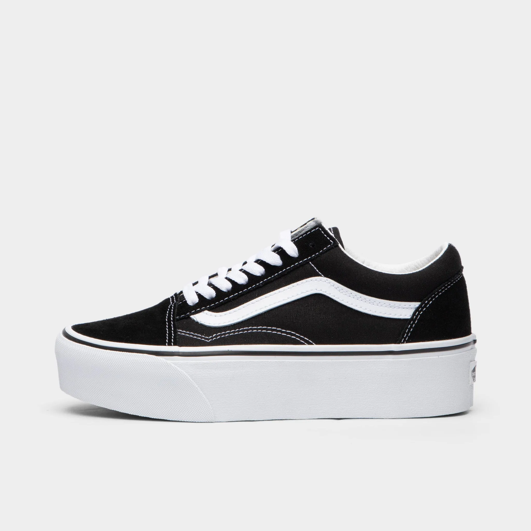 Vans Old Skool Stackform Suede / Canvas Black - True White SoftInterior