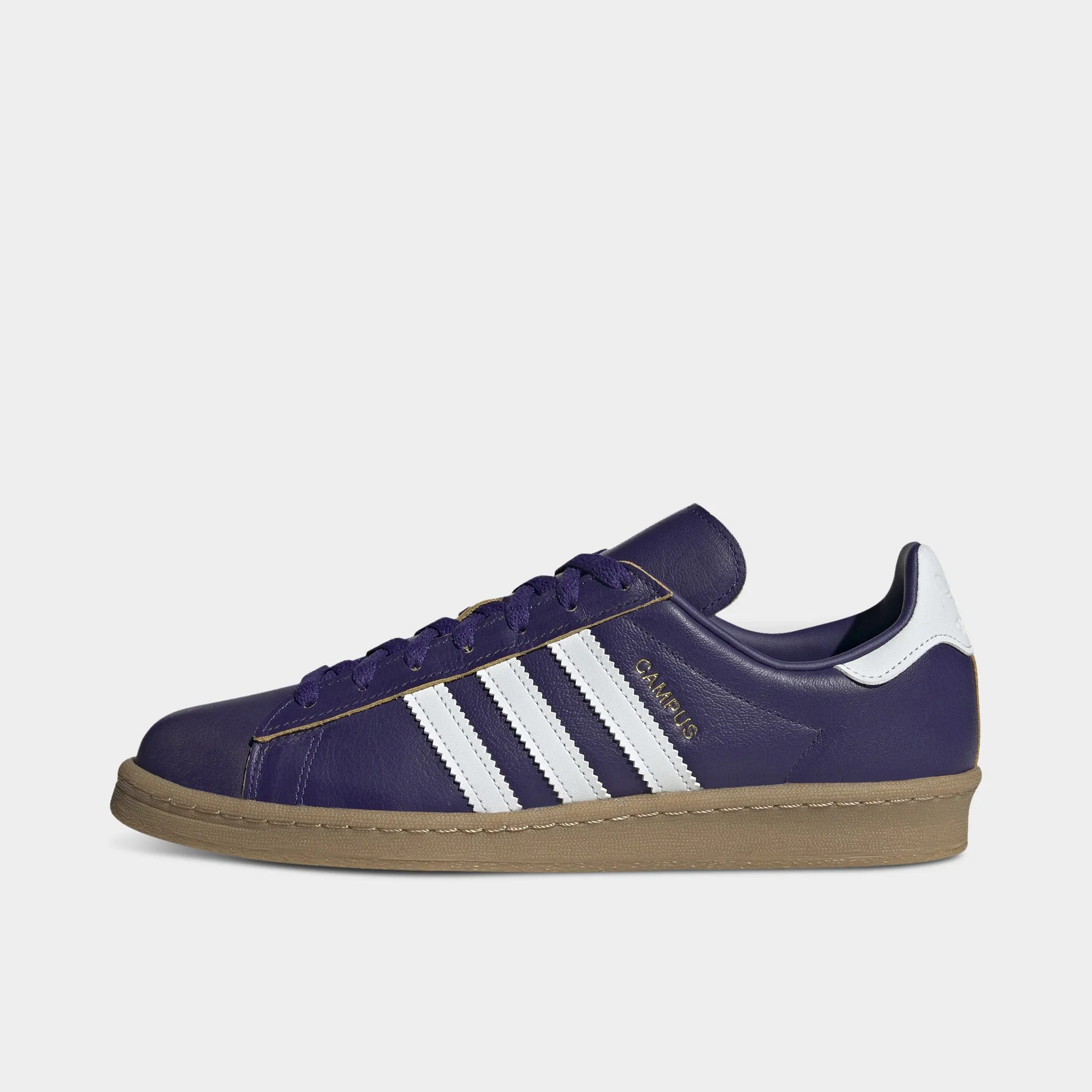 adidas Originals Campus 80s Collegiate Purple / White - Gum cool material Lean Build